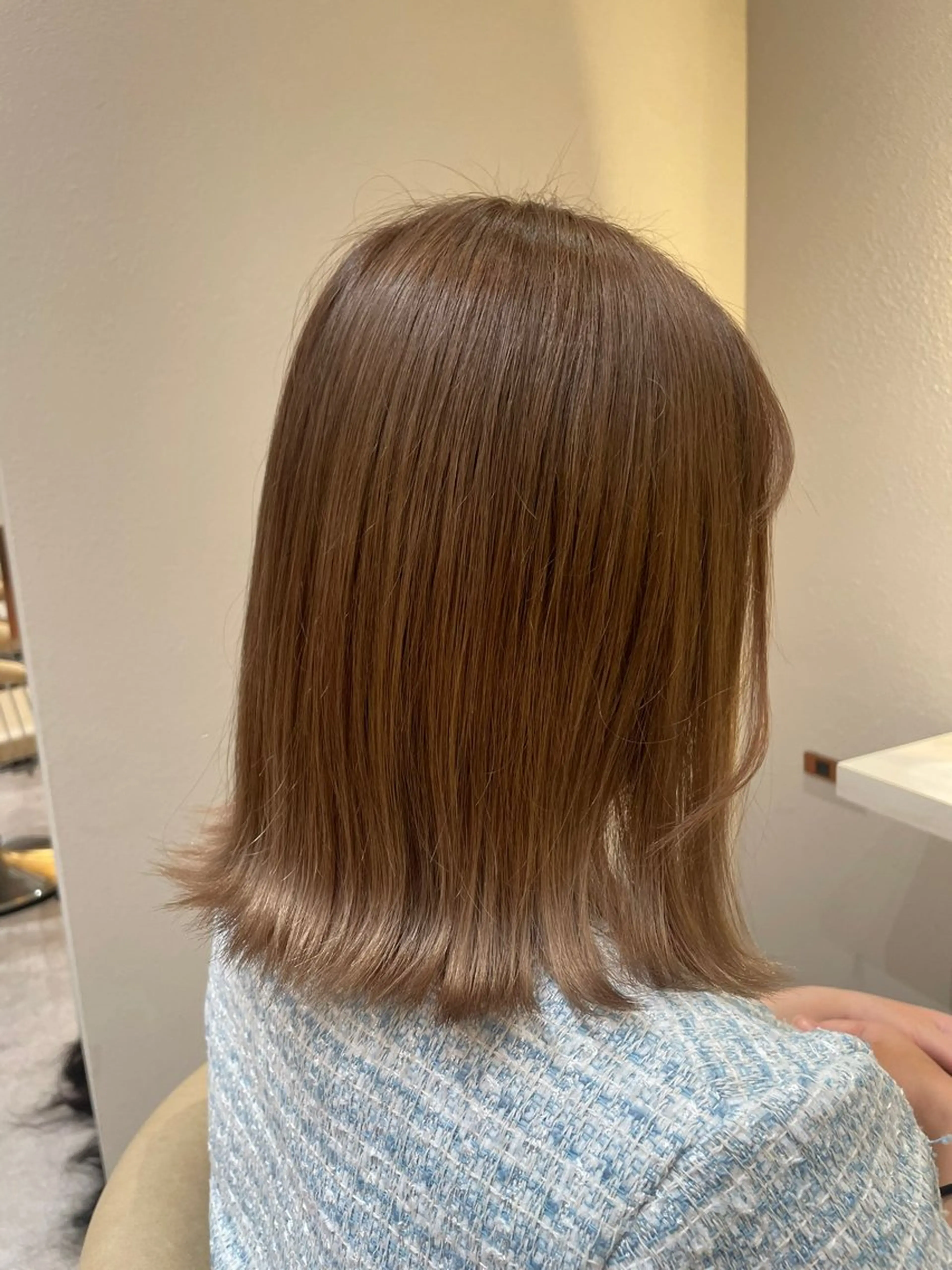 ミディアム カット ヘアカラー トリートメント ブリーチ🌟リタッチ 🎠KANON🎡のヘアスタイル