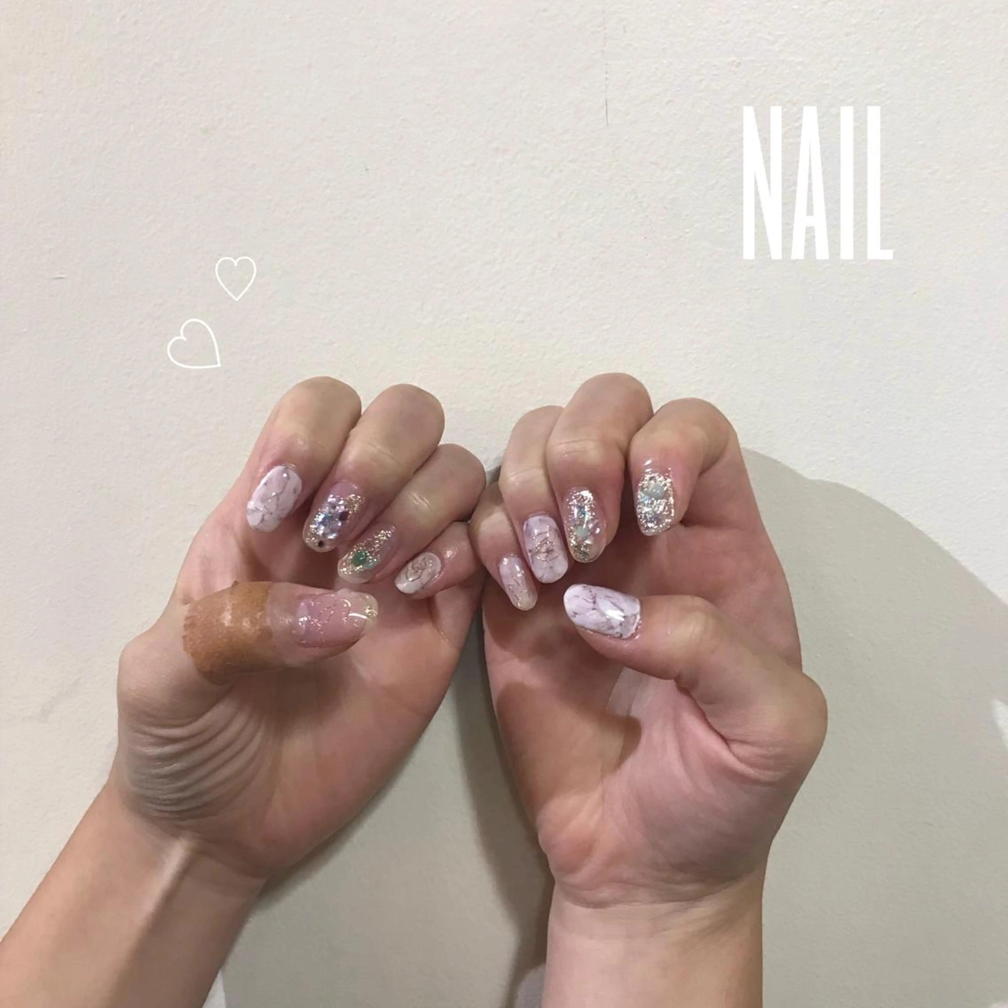 ネイル 【淡色color/ nail】maikoのネイルデザイン