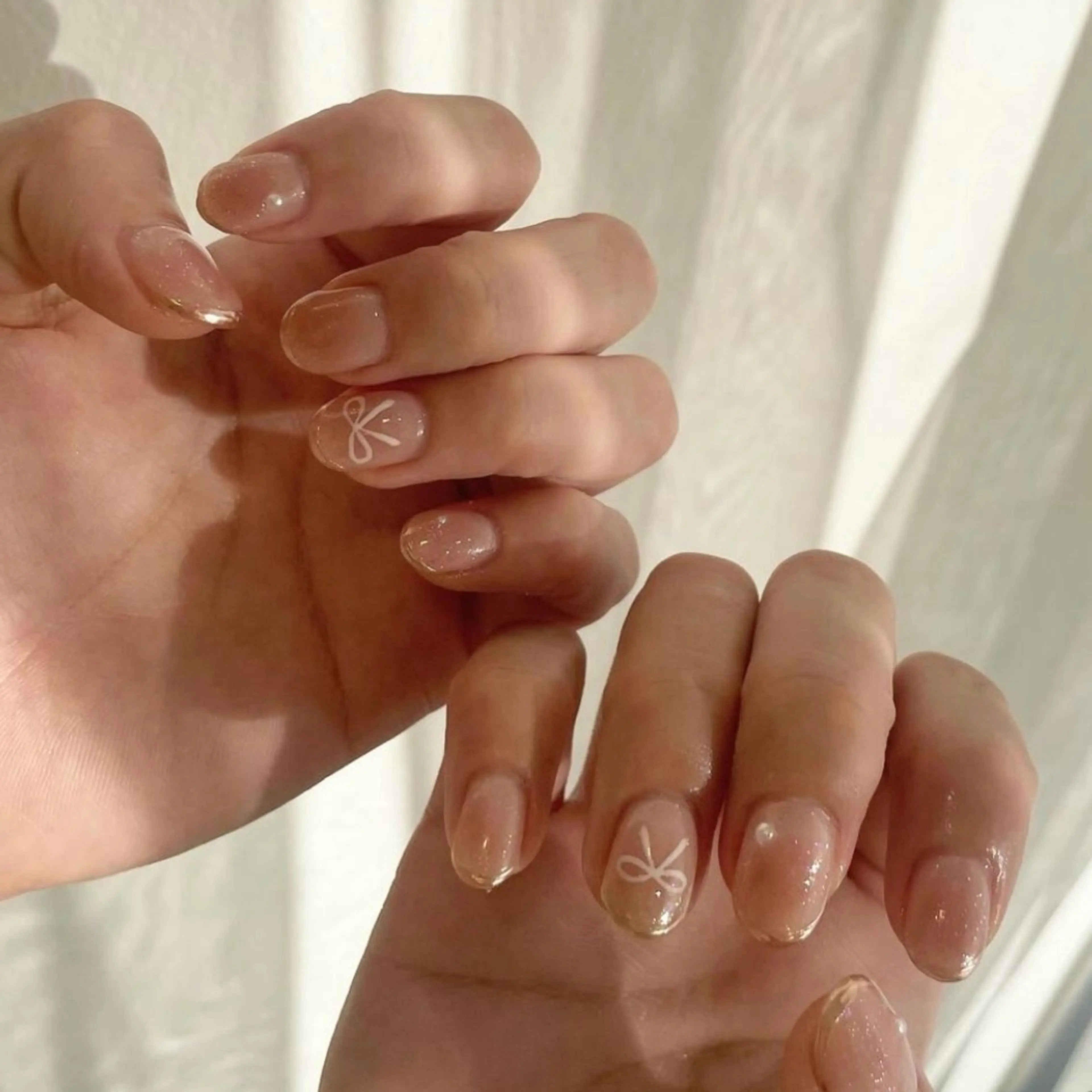 ネイル ニュアンスネイル ハンドネイル pétit hiyoriのネイルデザイン