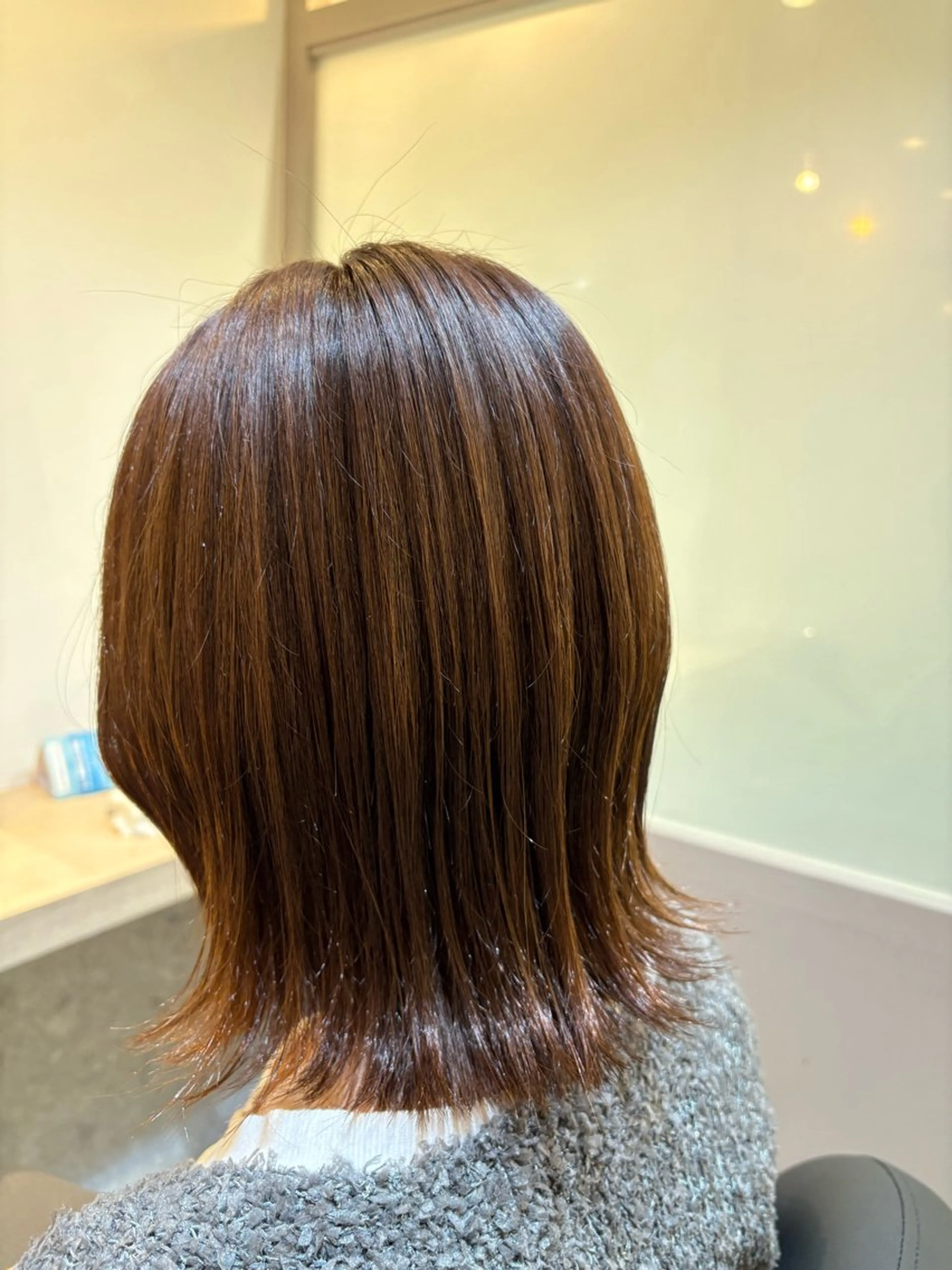 ミディアム カラー ショートボブ ボブ amie上尾【アミ】 RINAのヘアスタイル