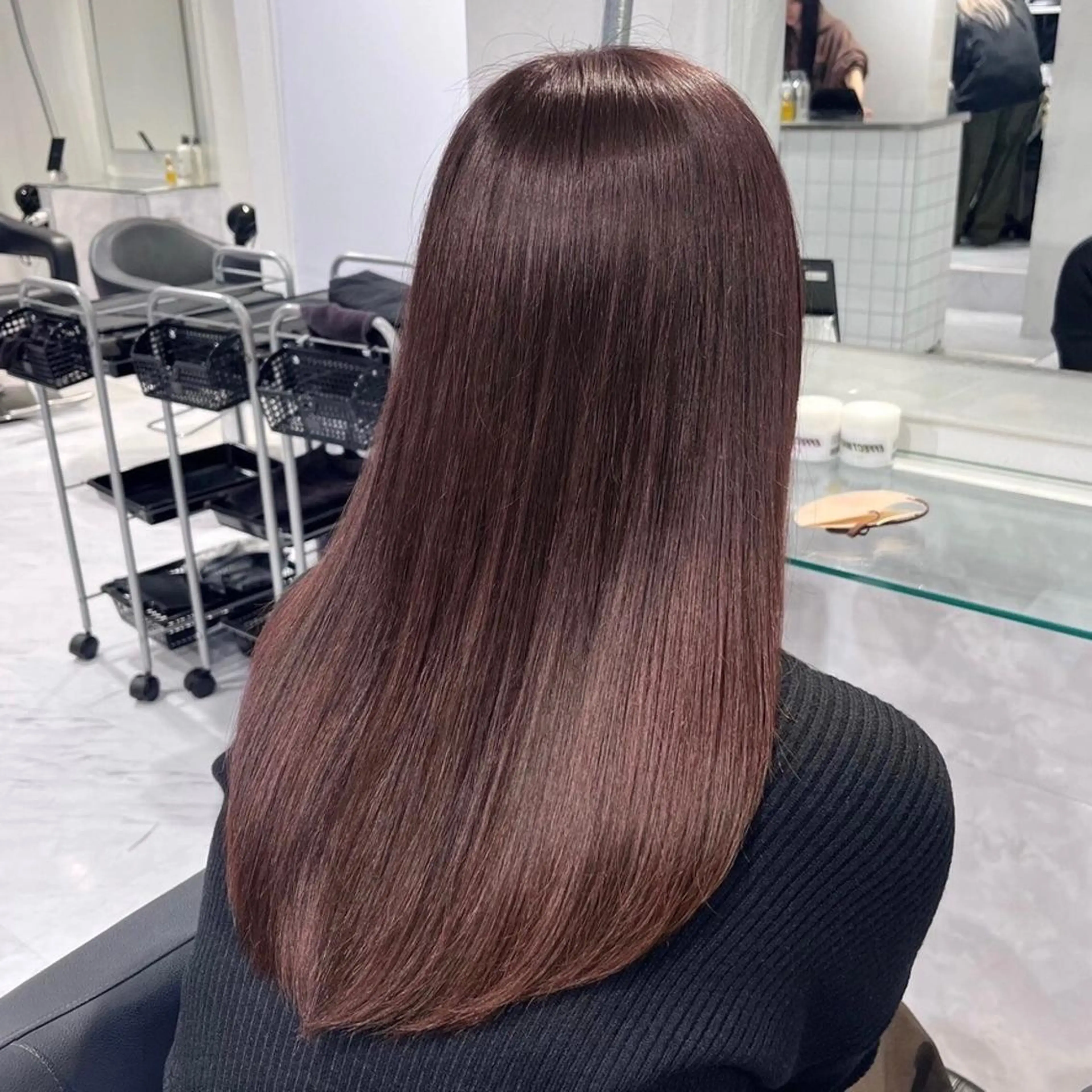 カラー 魅力引き出す上品艶髪 🪞/銀座美容室のヘアスタイル