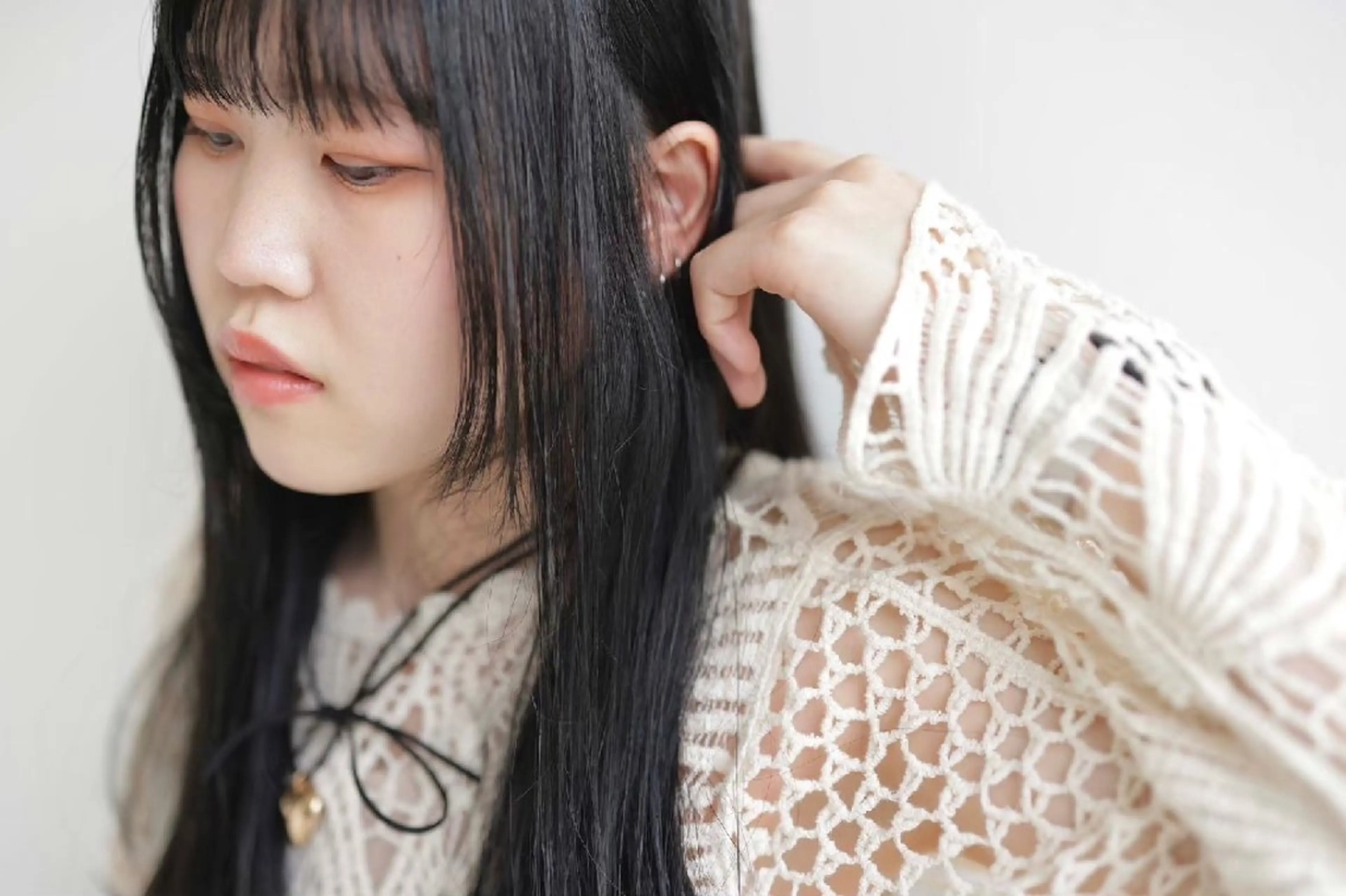 カラー 束感まつぱ🥑🤍 NATUKI🤍のヘアスタイル