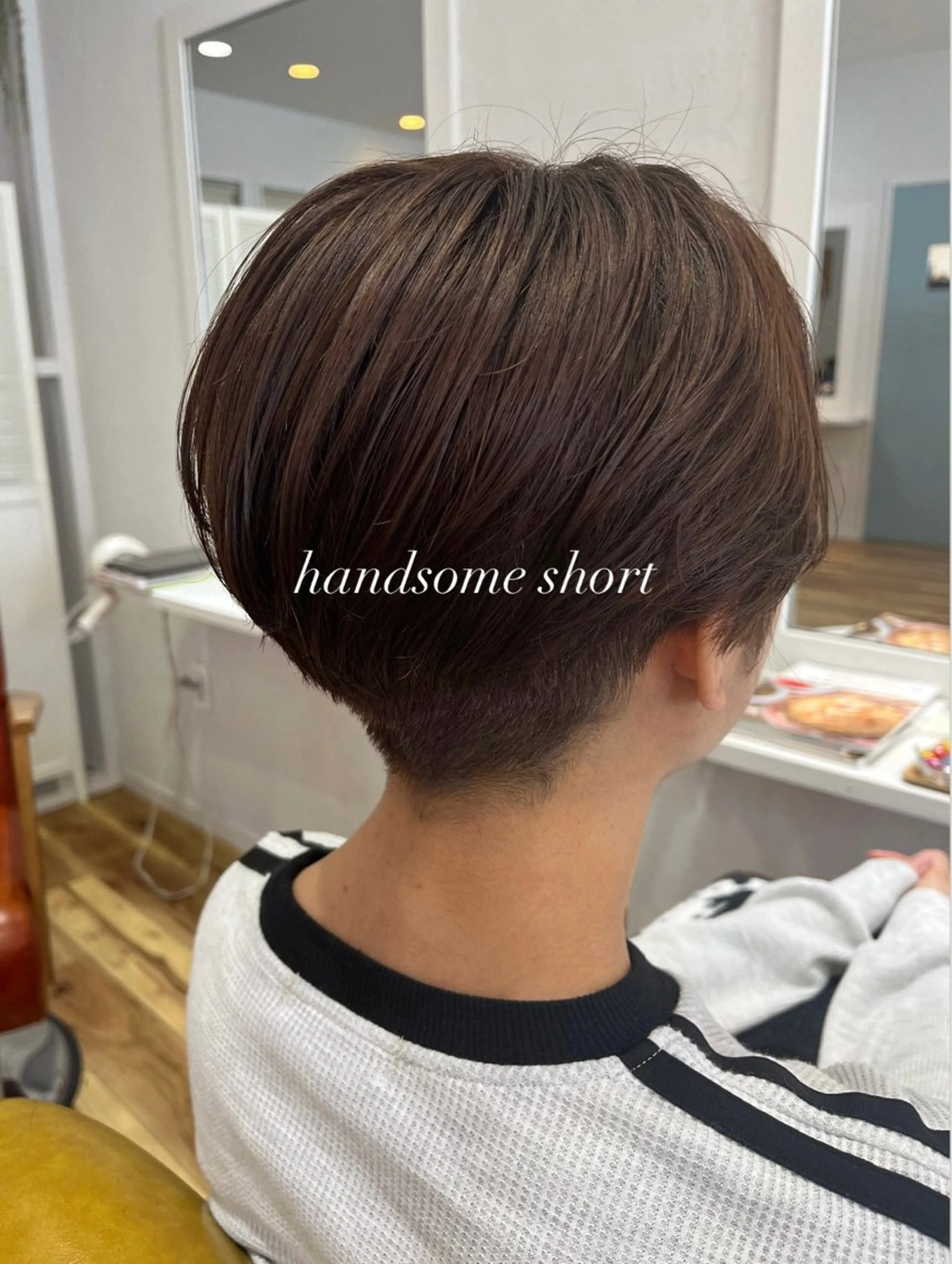 ショート ショートヘア 遠藤 玲のヘアスタイル