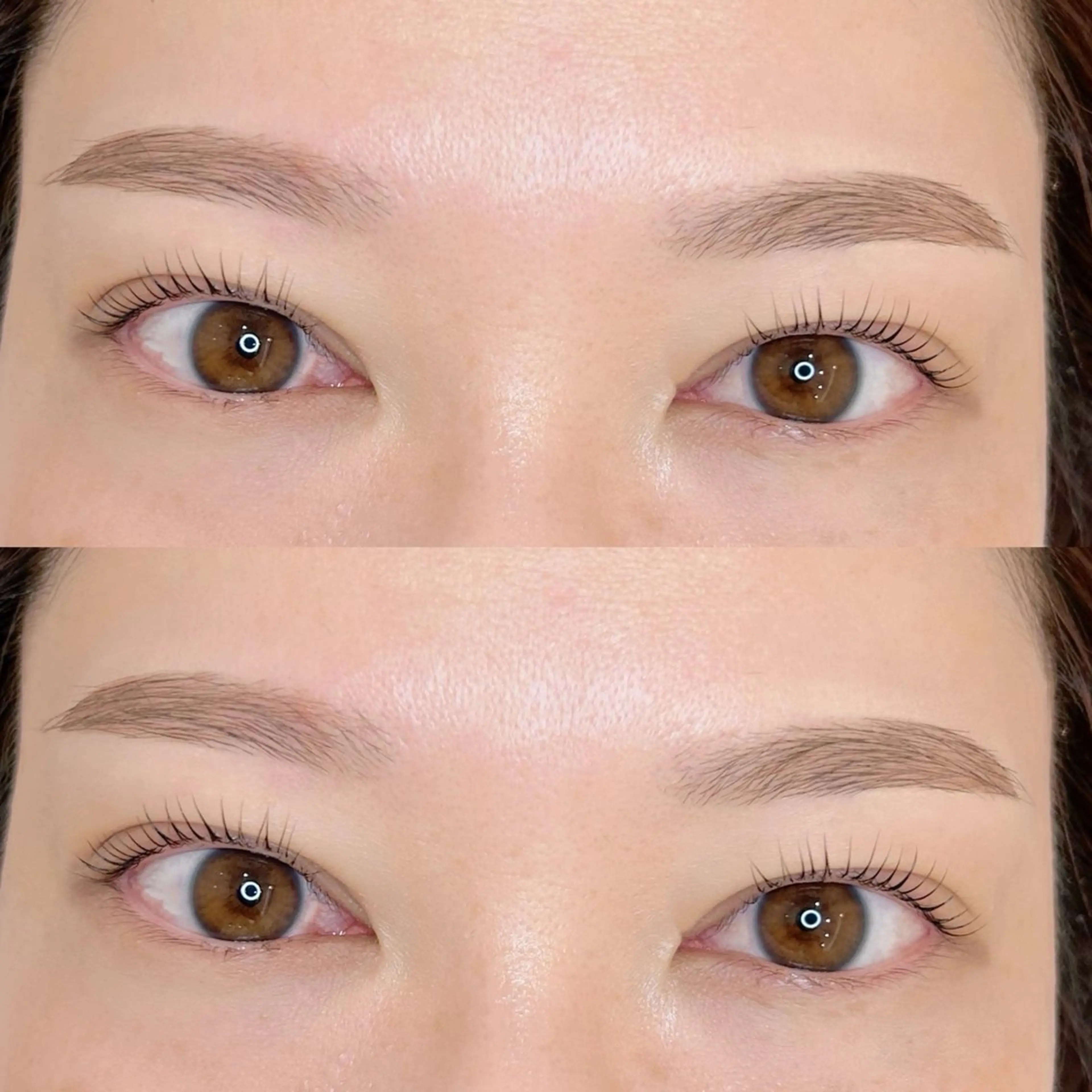 【ご新規様クーポン】お顔の黄金比に◎まつげパーマ+アイブロウの写真