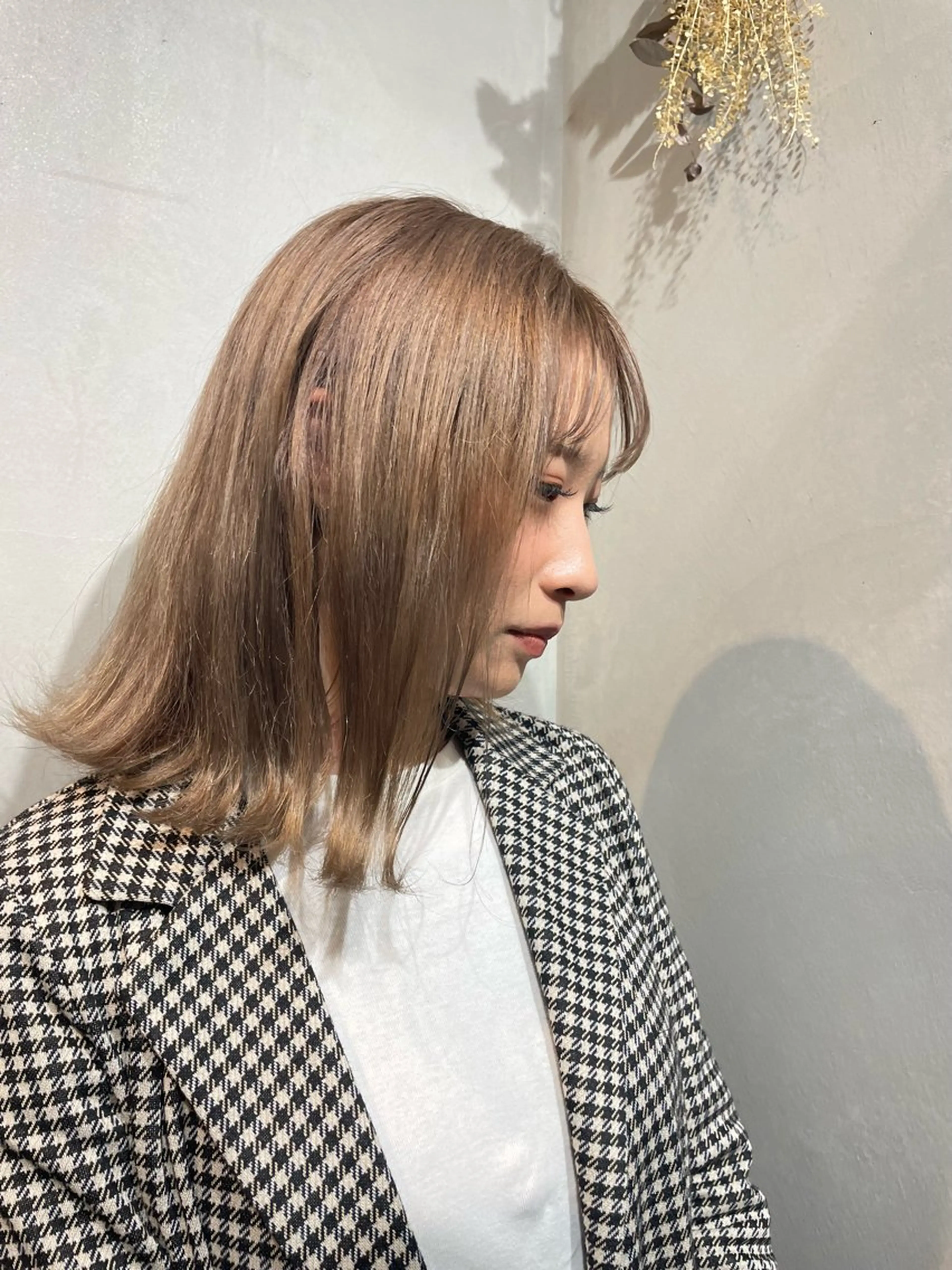 Wカラー【ケアブリーチ+オンカラー🤍】の写真