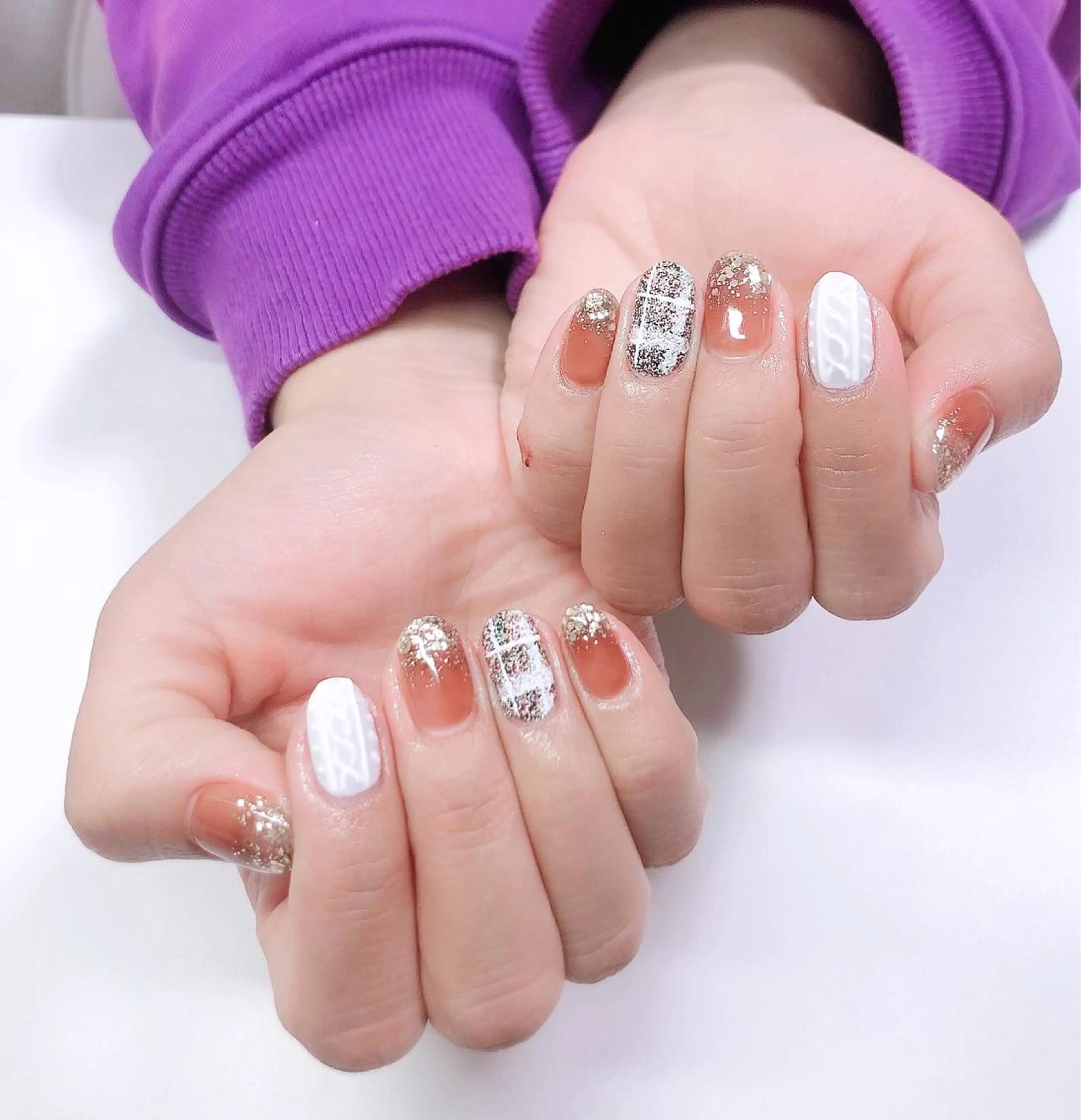 ネイル ハンドネイル 片平 恭子のマツエク・マツパデザイン