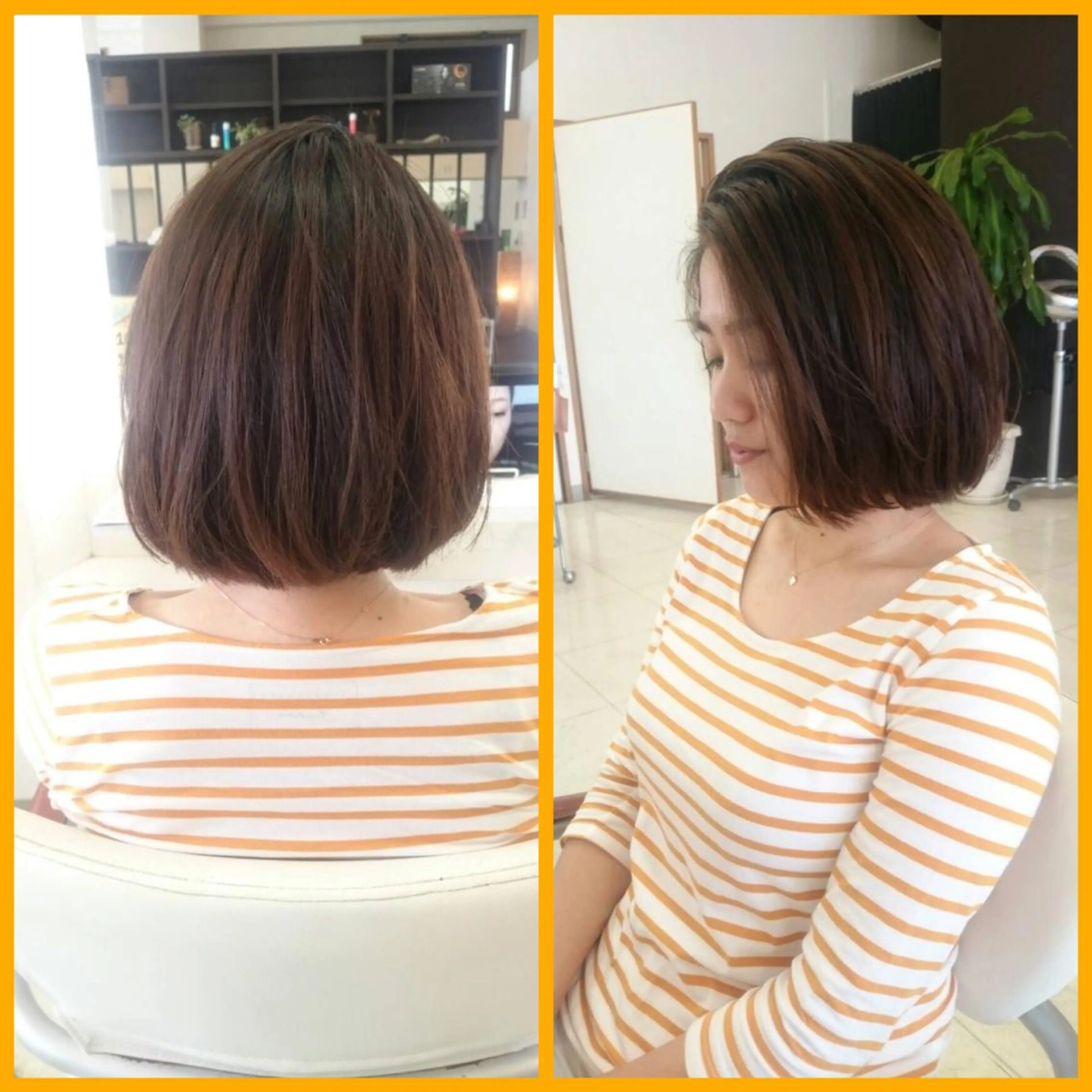 ミディアム ボブ Hair VERDEのヘアスタイル
