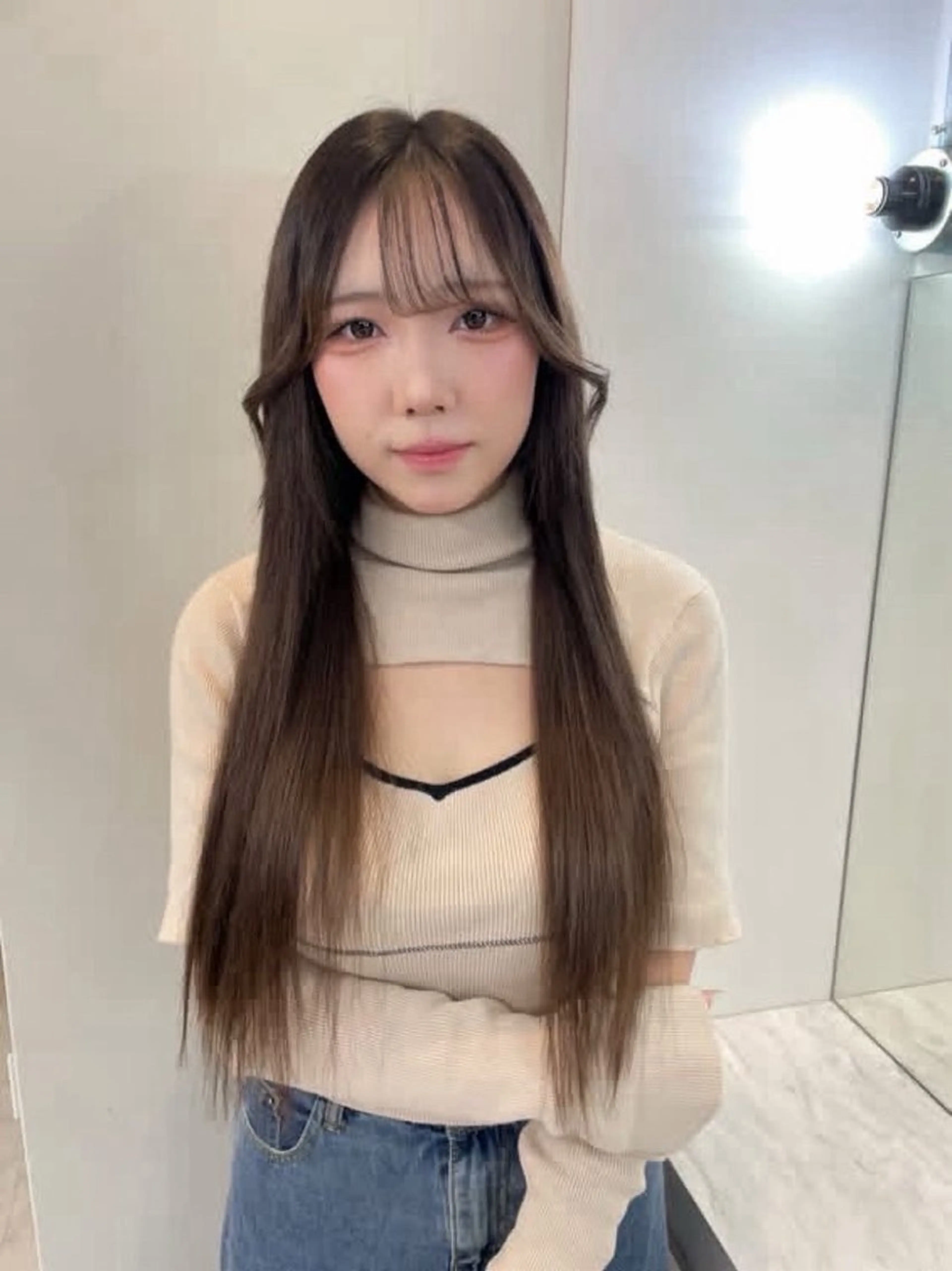 ロング カラー 髪質改善 艶髪カラー エクステ かいり✂️のヘアスタイル