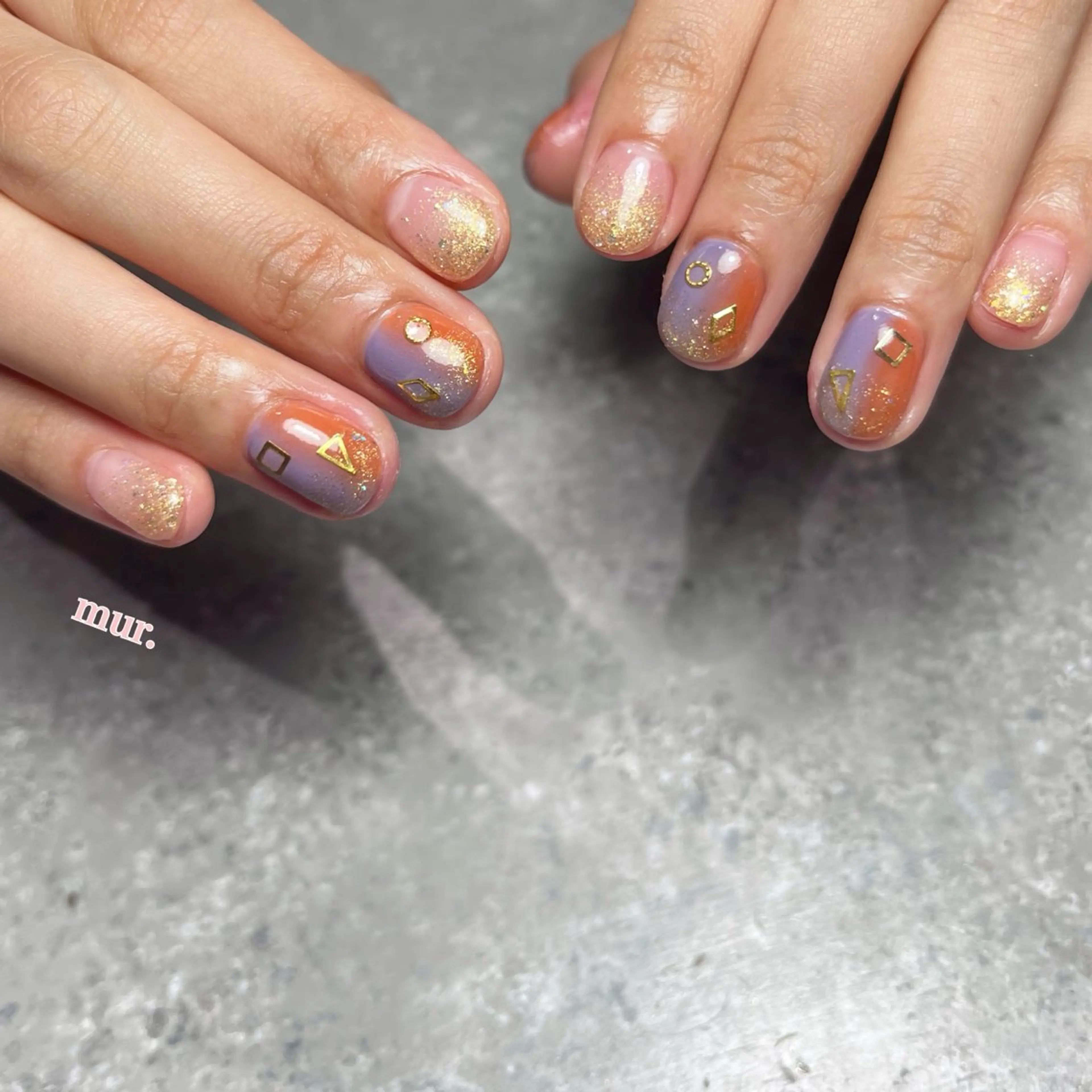 ネイル フットネイル nailsalon mur.のネイルデザイン