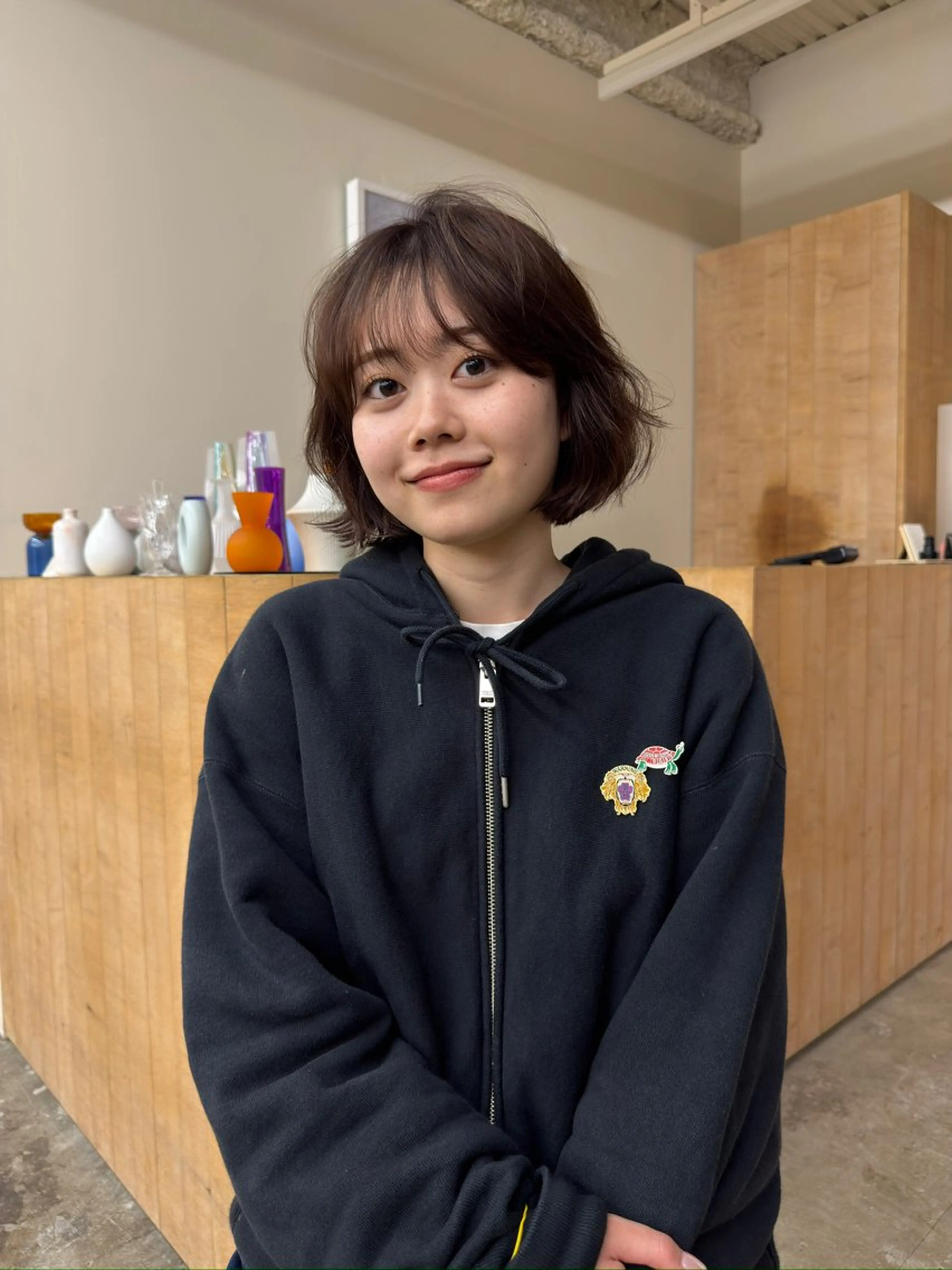 ショート ボブ 大塚 柊那のヘアスタイル