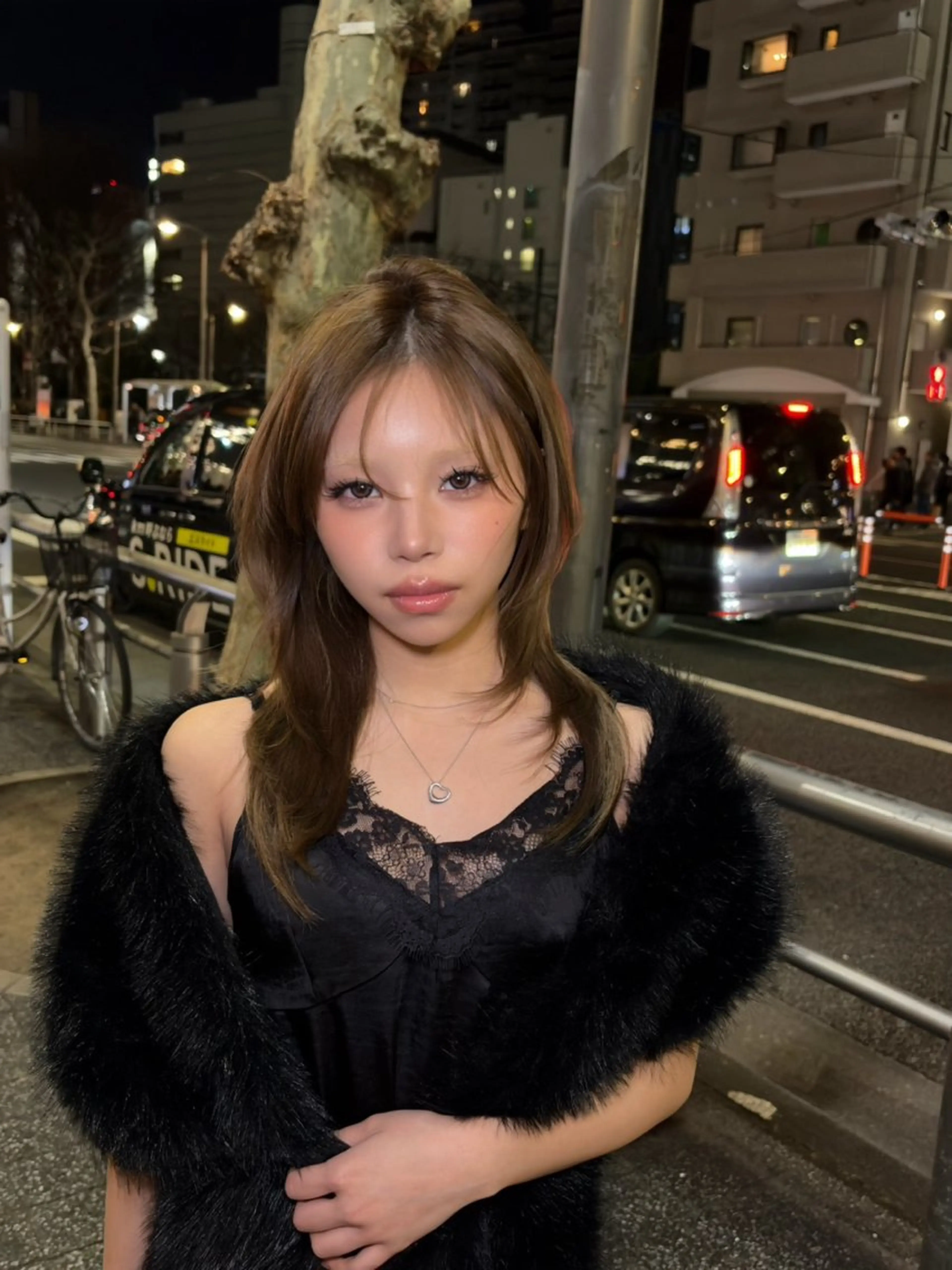 ロング 韓国風ヘア レイヤーカット 吉村 駿佑のヘアスタイル