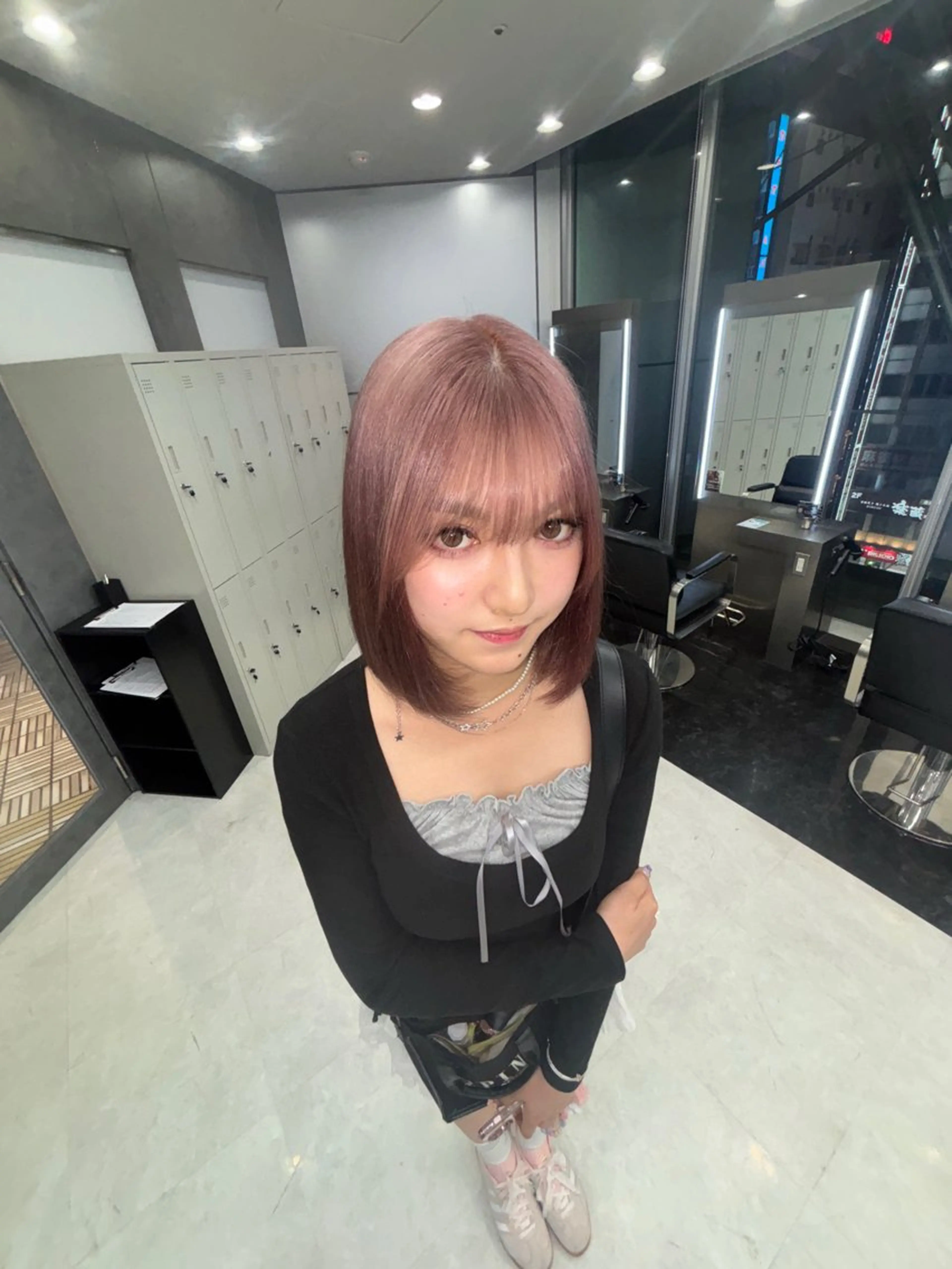 ロング カラー ヘアアレンジ ヘアカラー トリートメント ハッシュカット/ ミルクティー/ みうのヘアスタイル