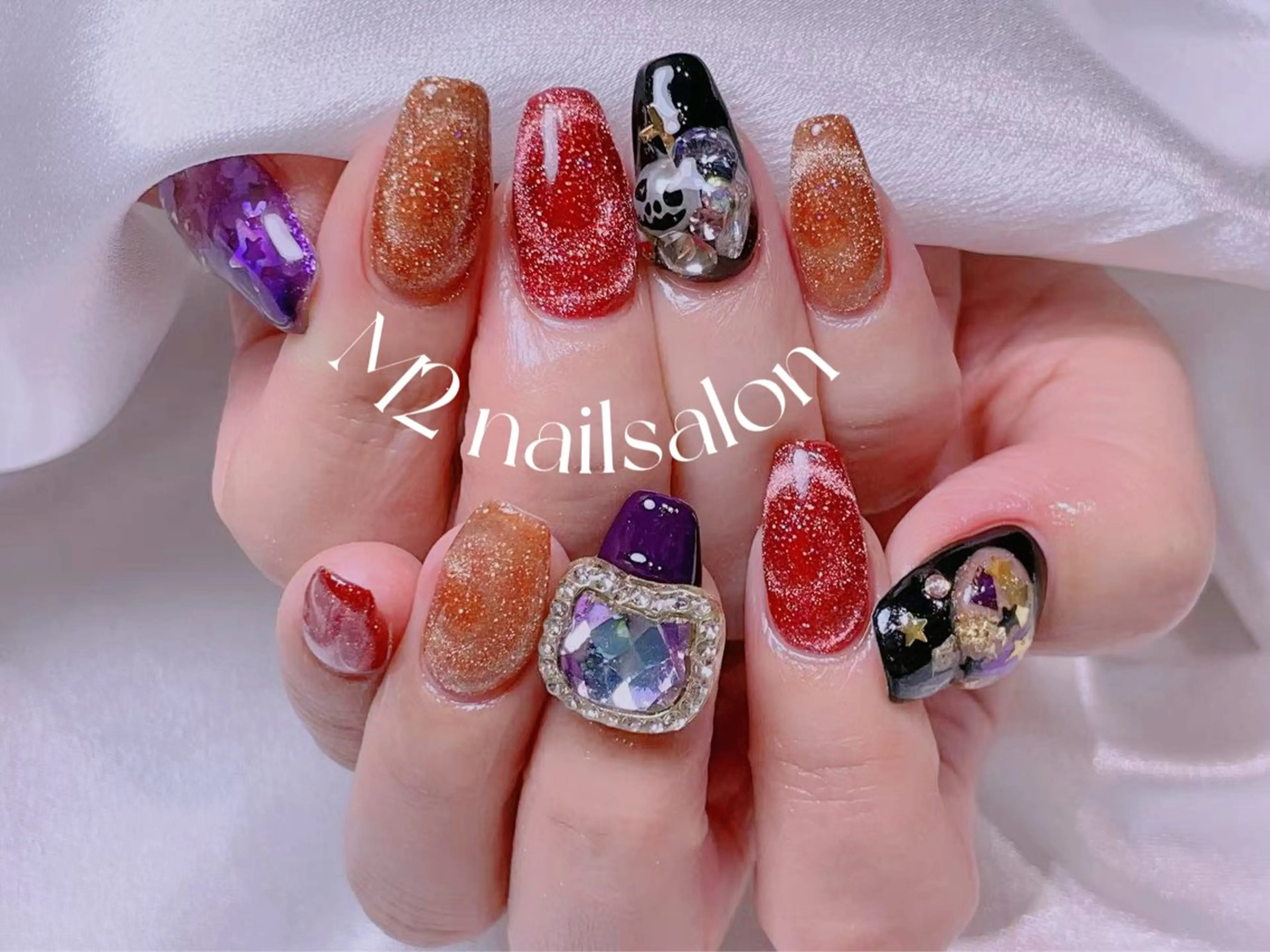 ネイル ハンドネイル 長さだし専門店 M2　rikaのネイルデザイン