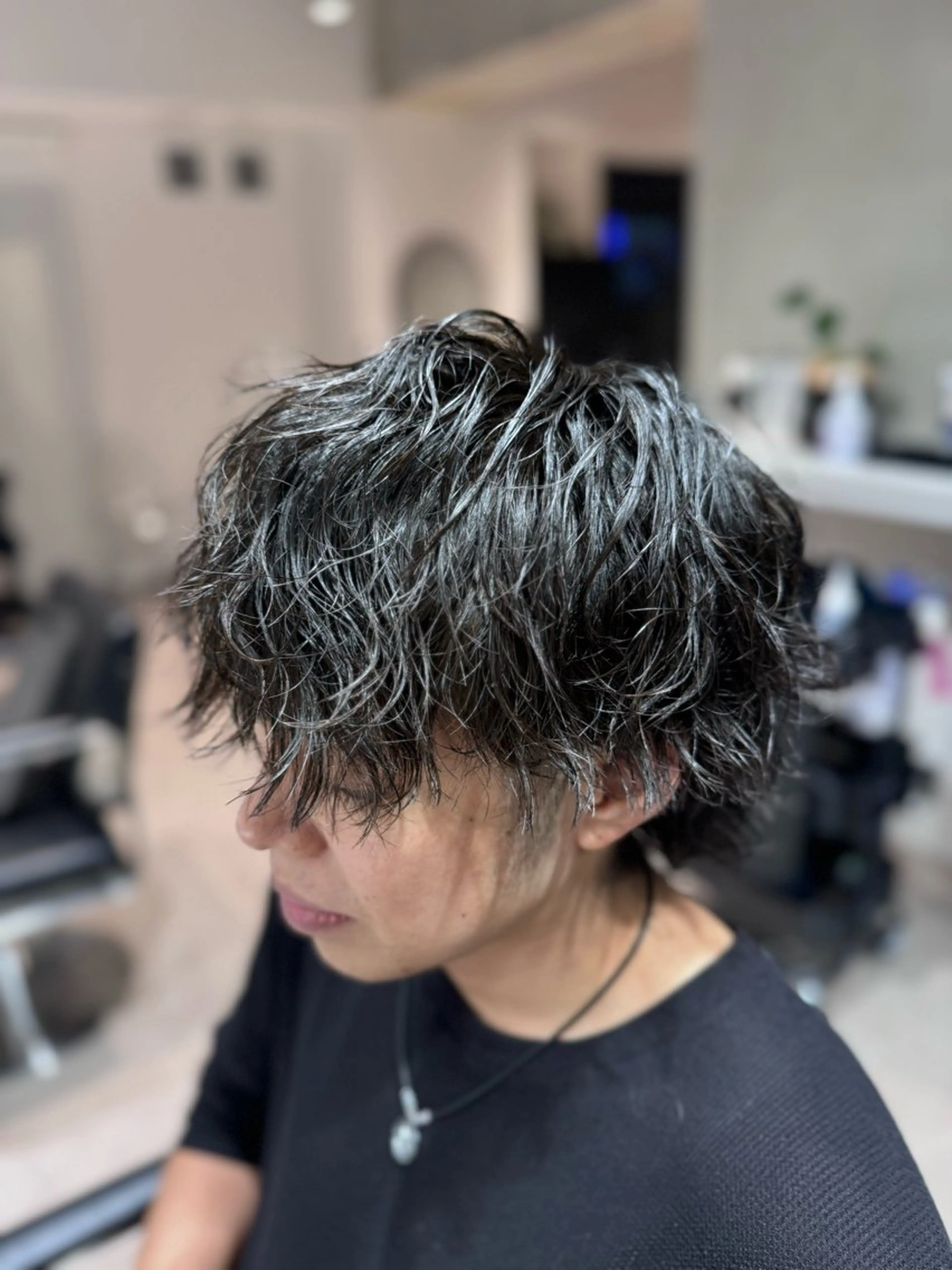 パーマ メンズ メンズ特化 ナカネ カツヤのヘアスタイル