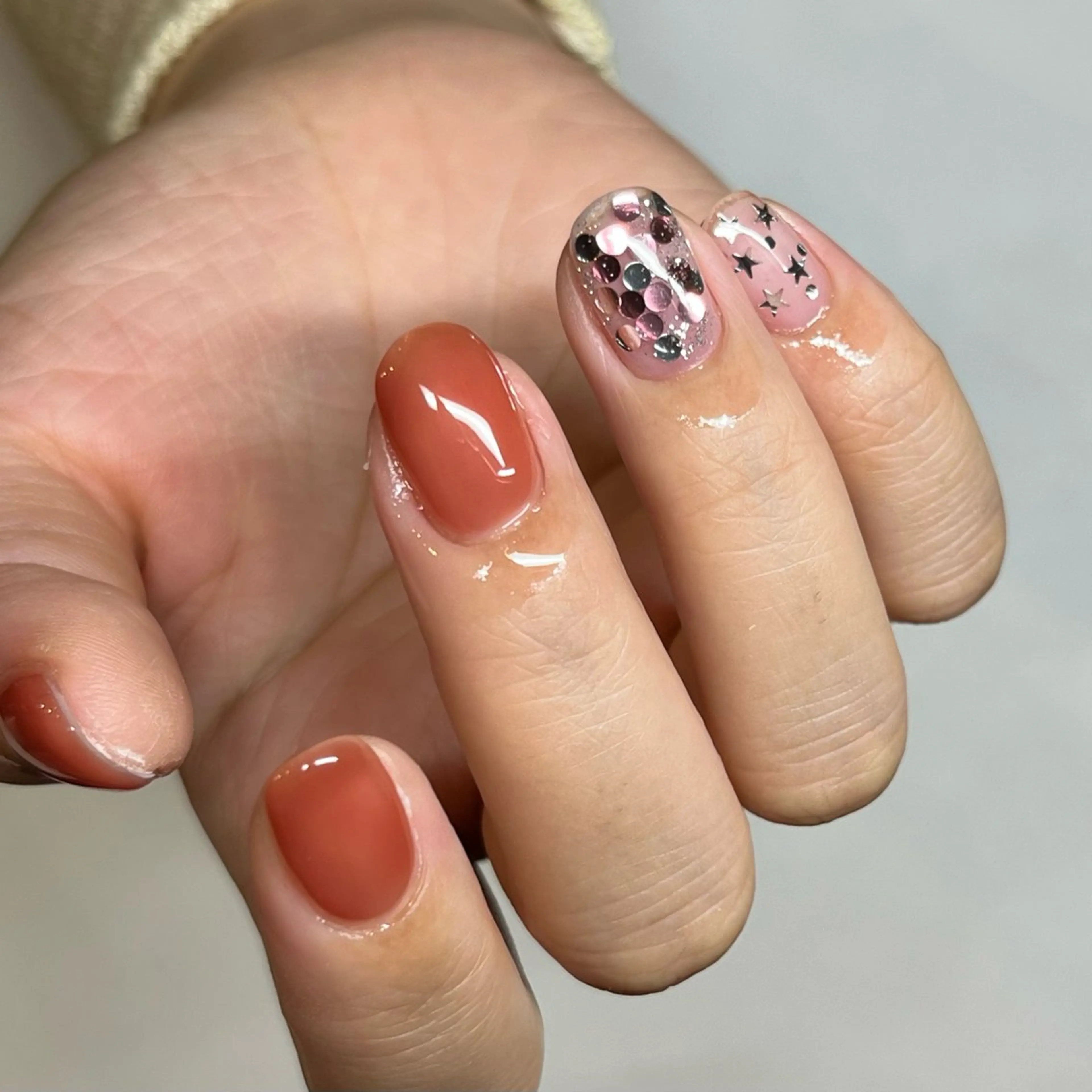 ネイル ピンク ハンドネイル mitsuki / Manonのネイルデザイン