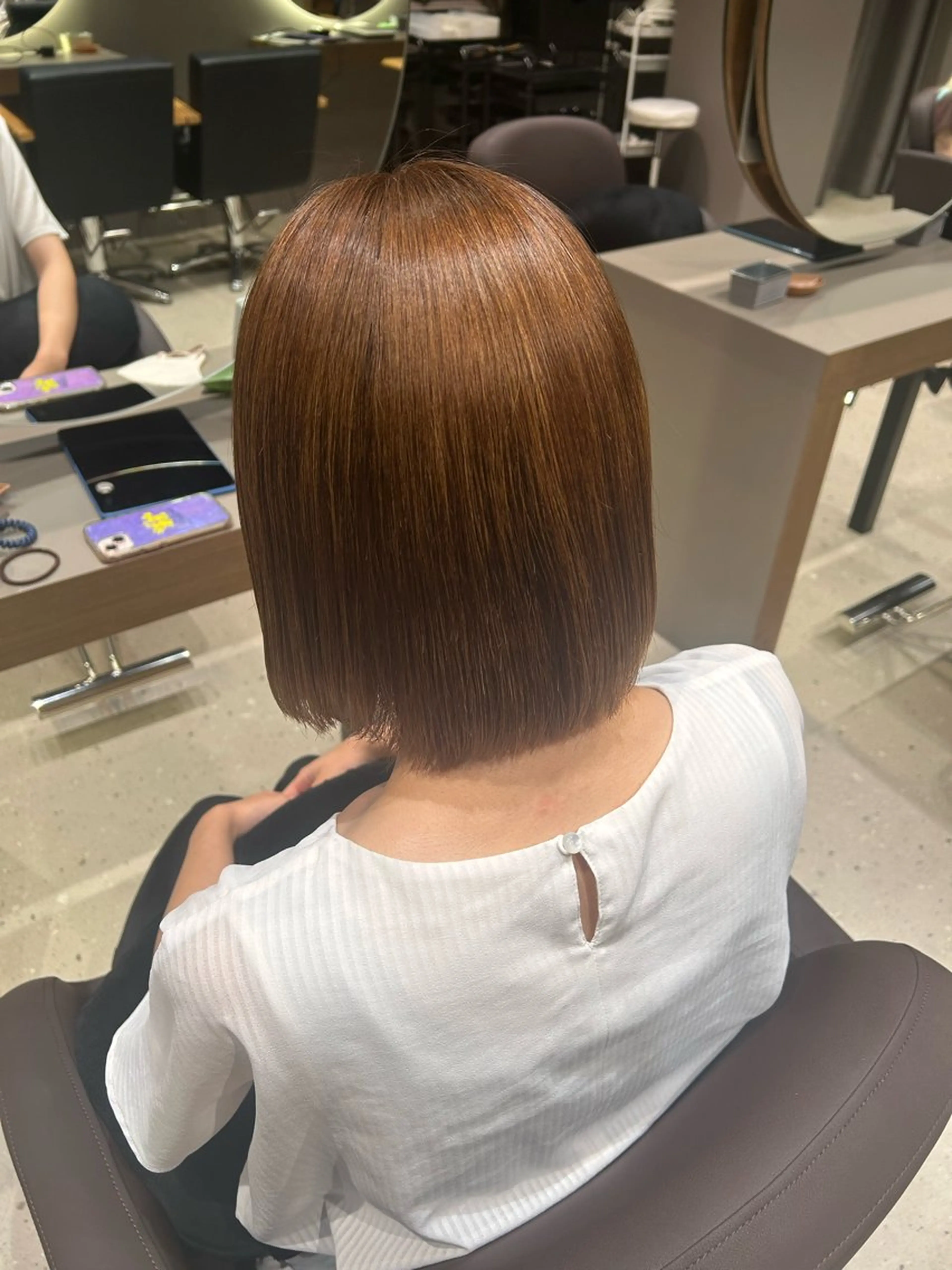 ミディアム 縮毛矯正 ☀️柏木 ほのか☀️のヘアスタイル