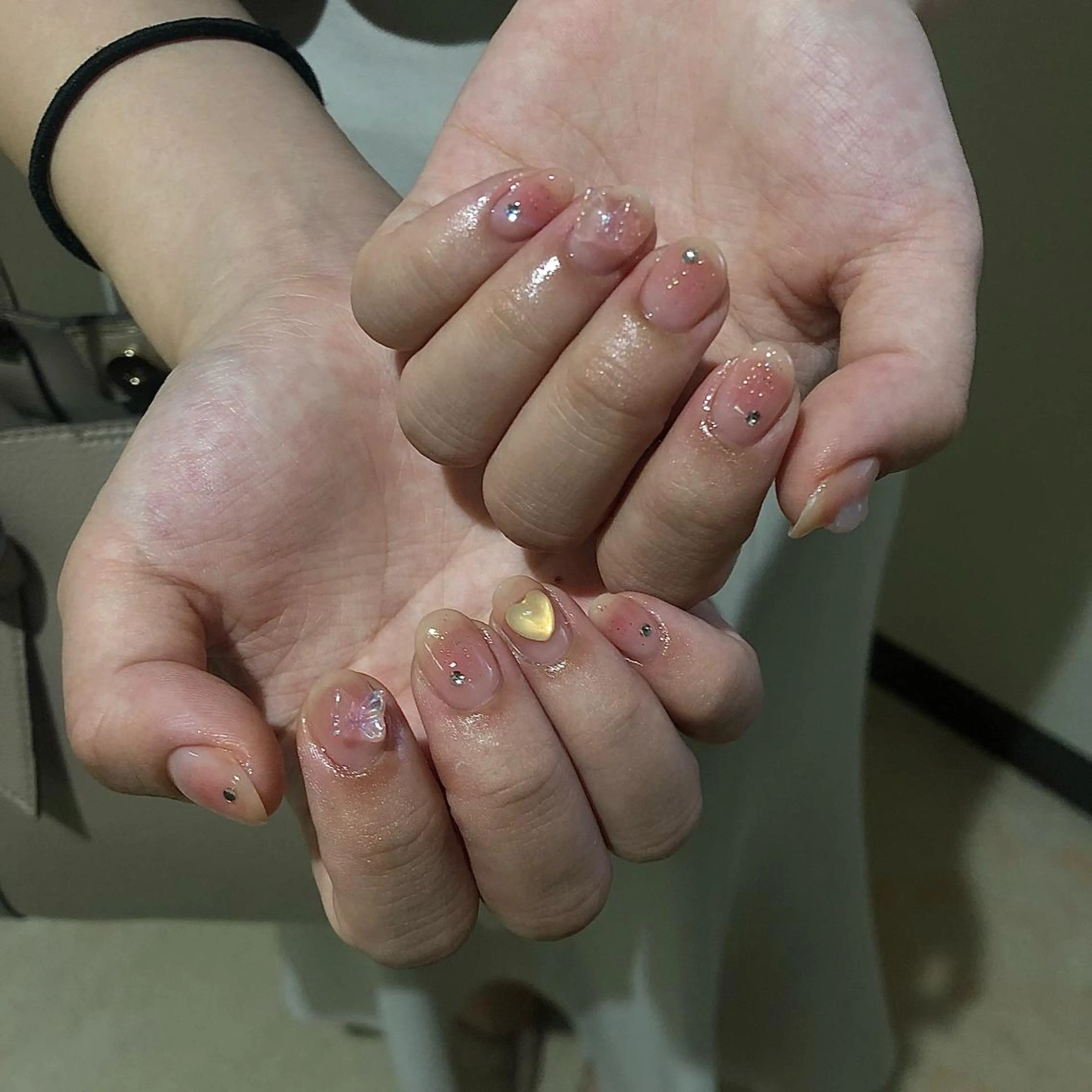 ネイル パラあり！フィルイン 美フォルムのネイルデザイン