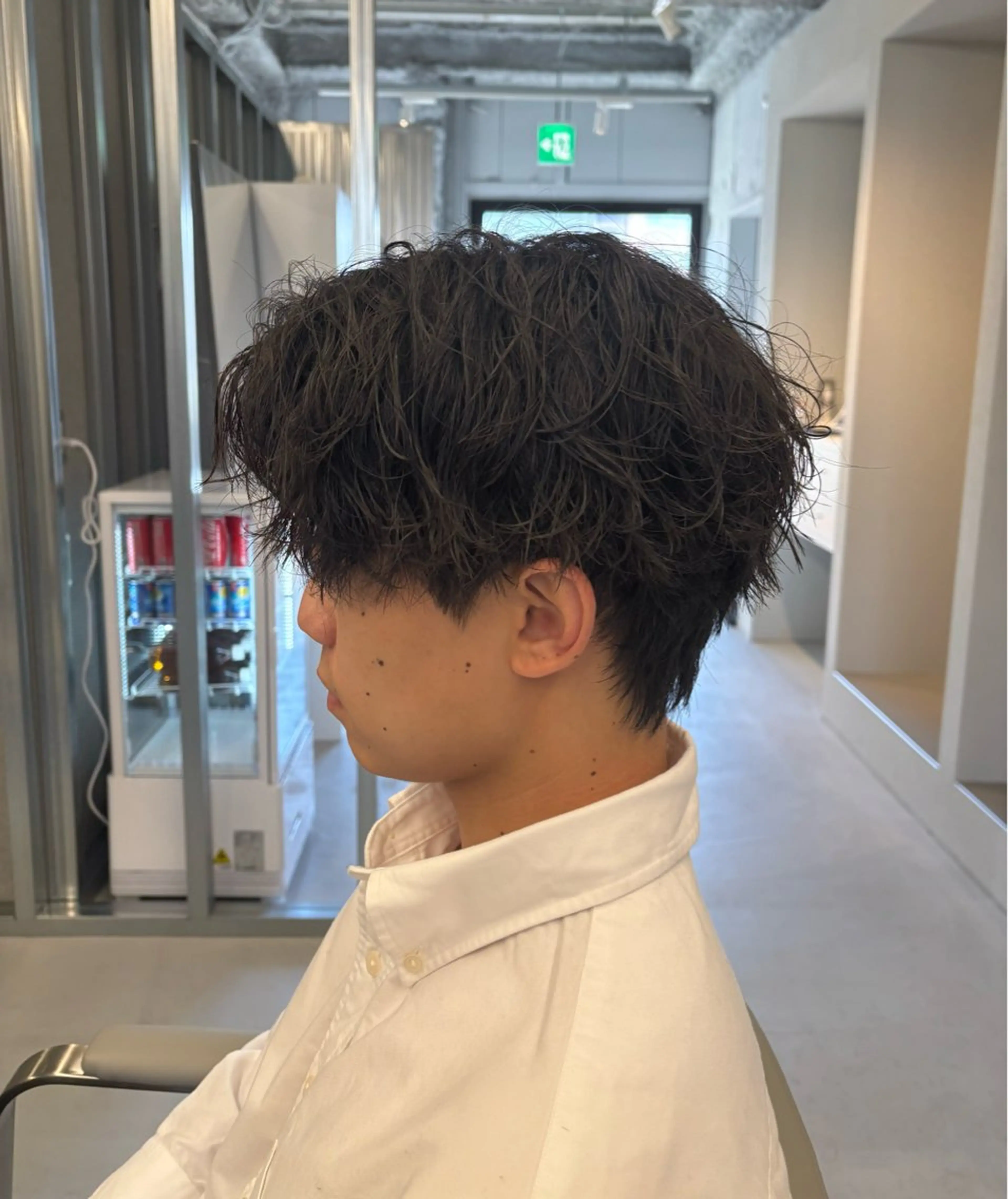 パーマ メンズ カット パーマ メンズパーマ✨ メンズカット聖のヘアスタイル