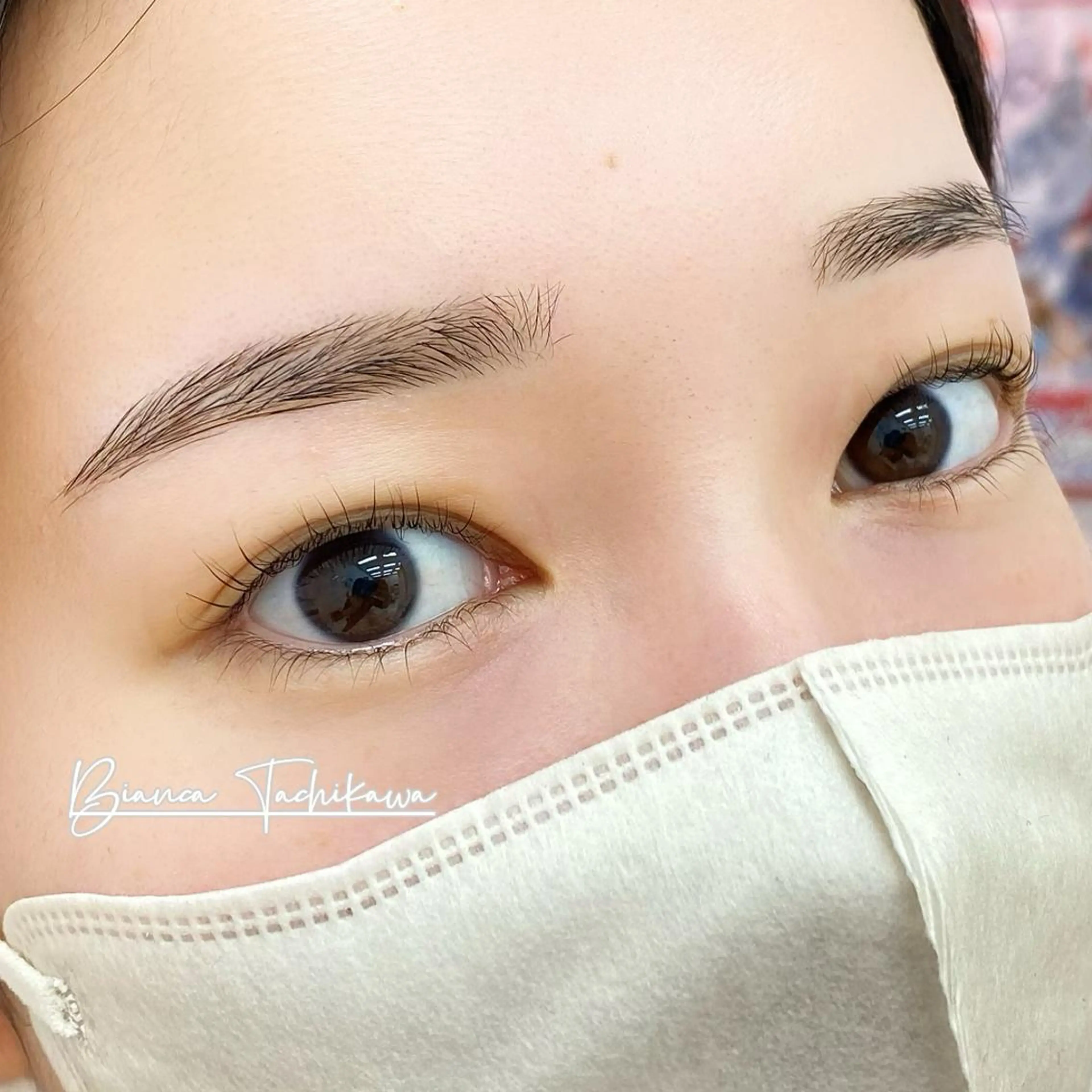 アイブロウ 眉毛ワックス脱毛 マツパ Bianca立川店 川村のマツエク・マツパデザイン