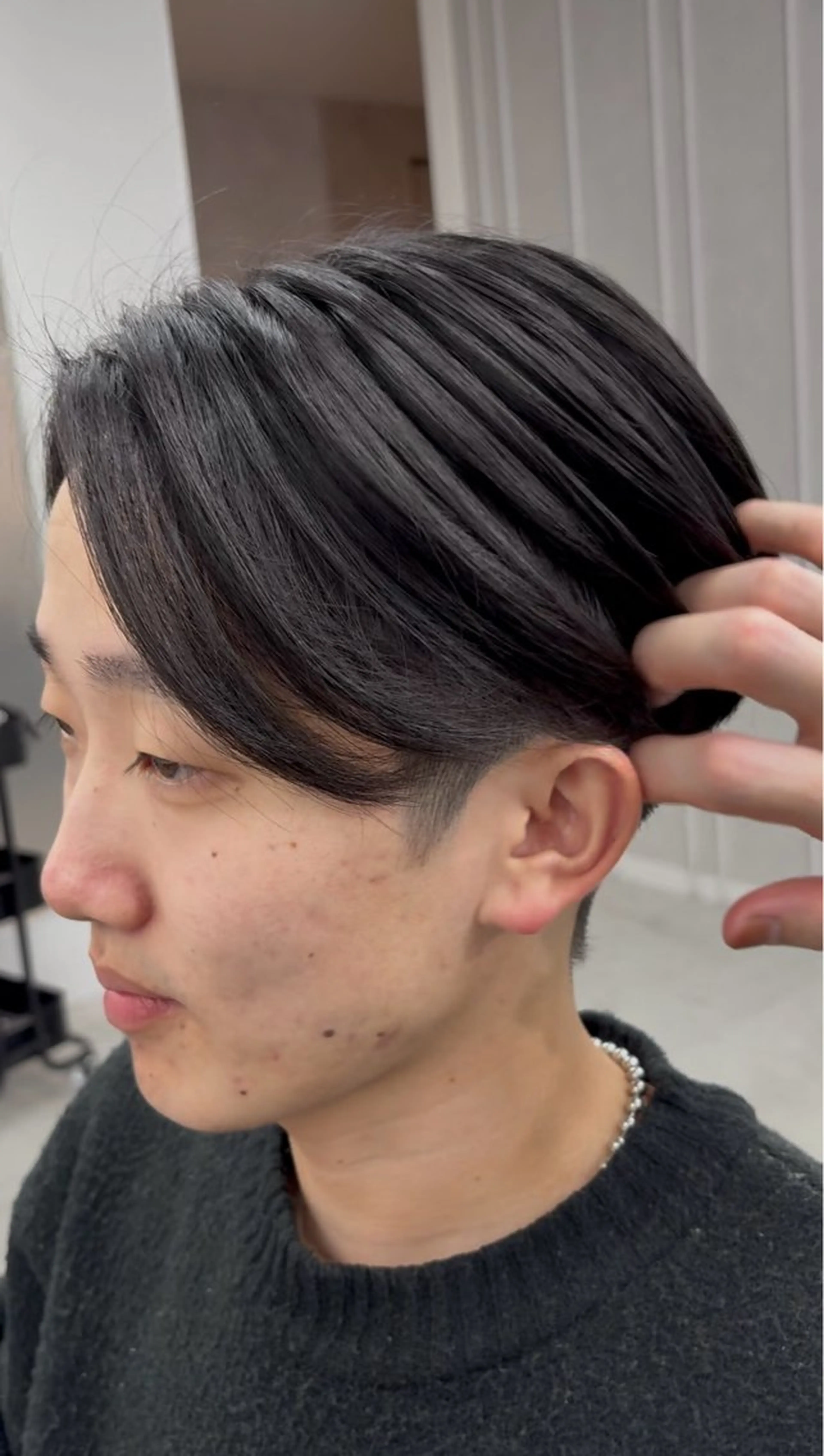 メンズ メンズブリーチ メンズ韓国風 メンズパーマ カット 髪質改善/レイヤー カット福澤 和嗣のヘアスタイル