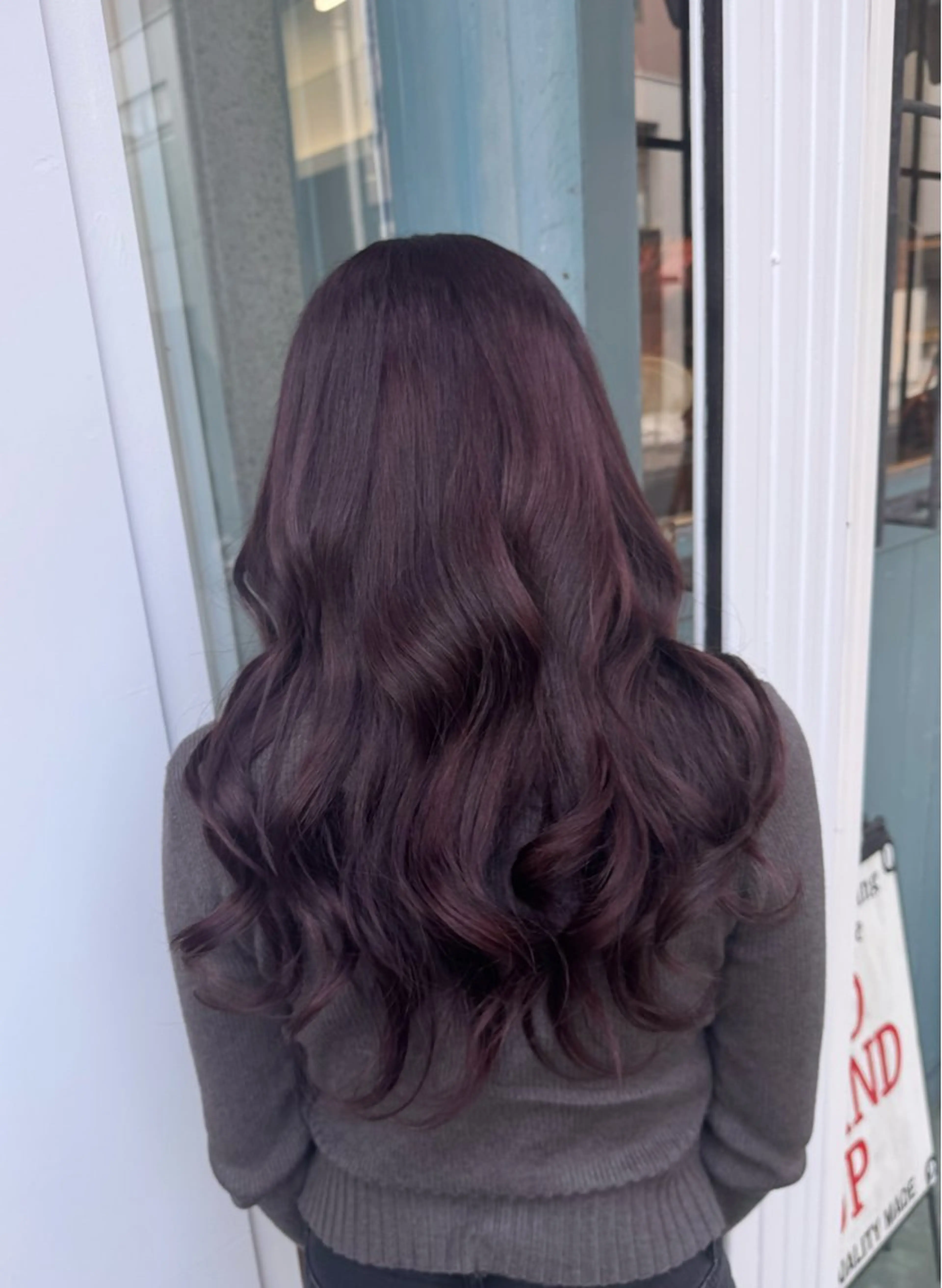 ロング カラー ヘアカラー 木藤 優杏のヘアスタイル