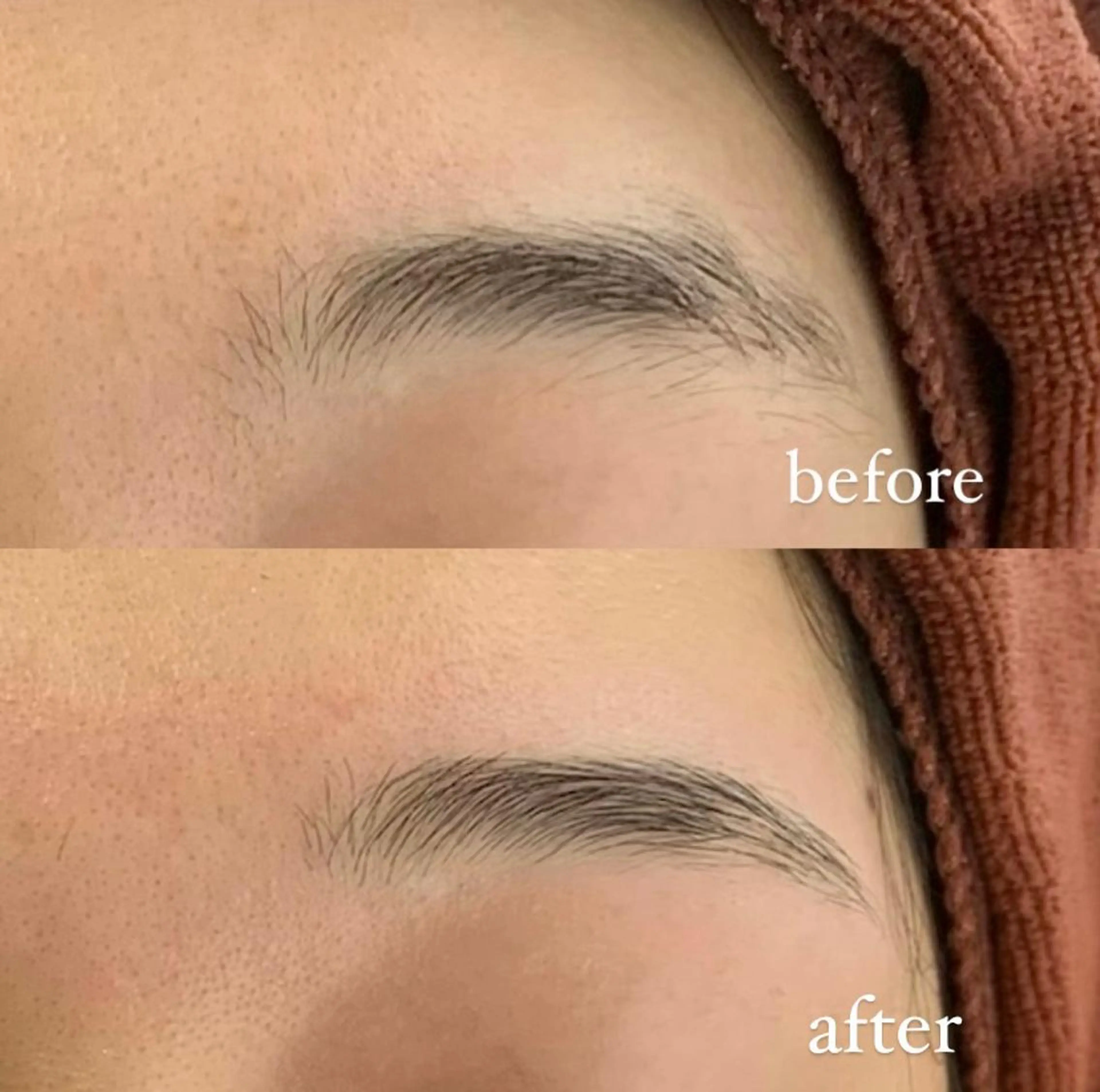 アイブロウ 眉毛ワックス脱毛 Lino moekoのマツエク・マツパデザイン