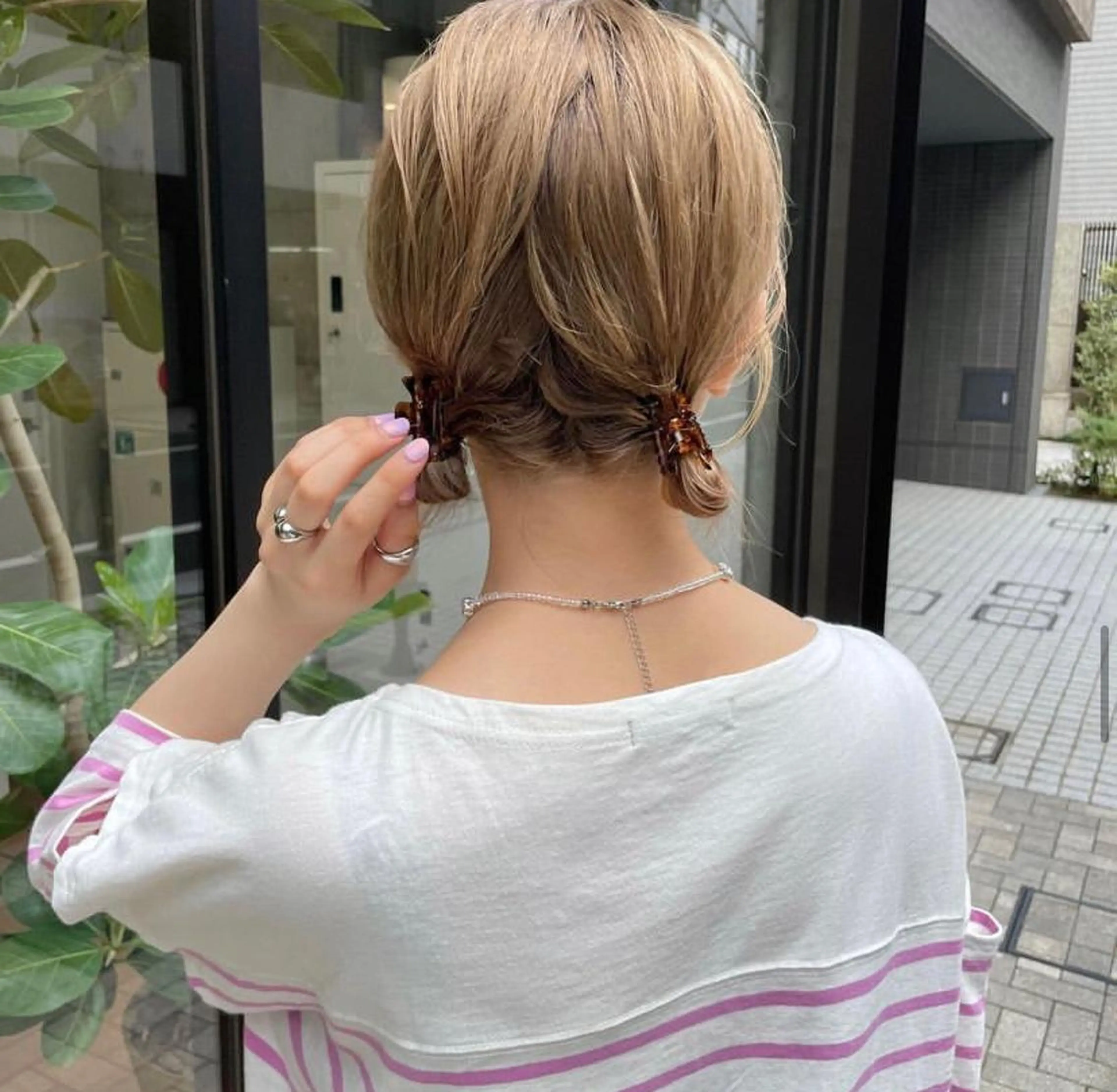 カラー 今福 彩海のヘアスタイル