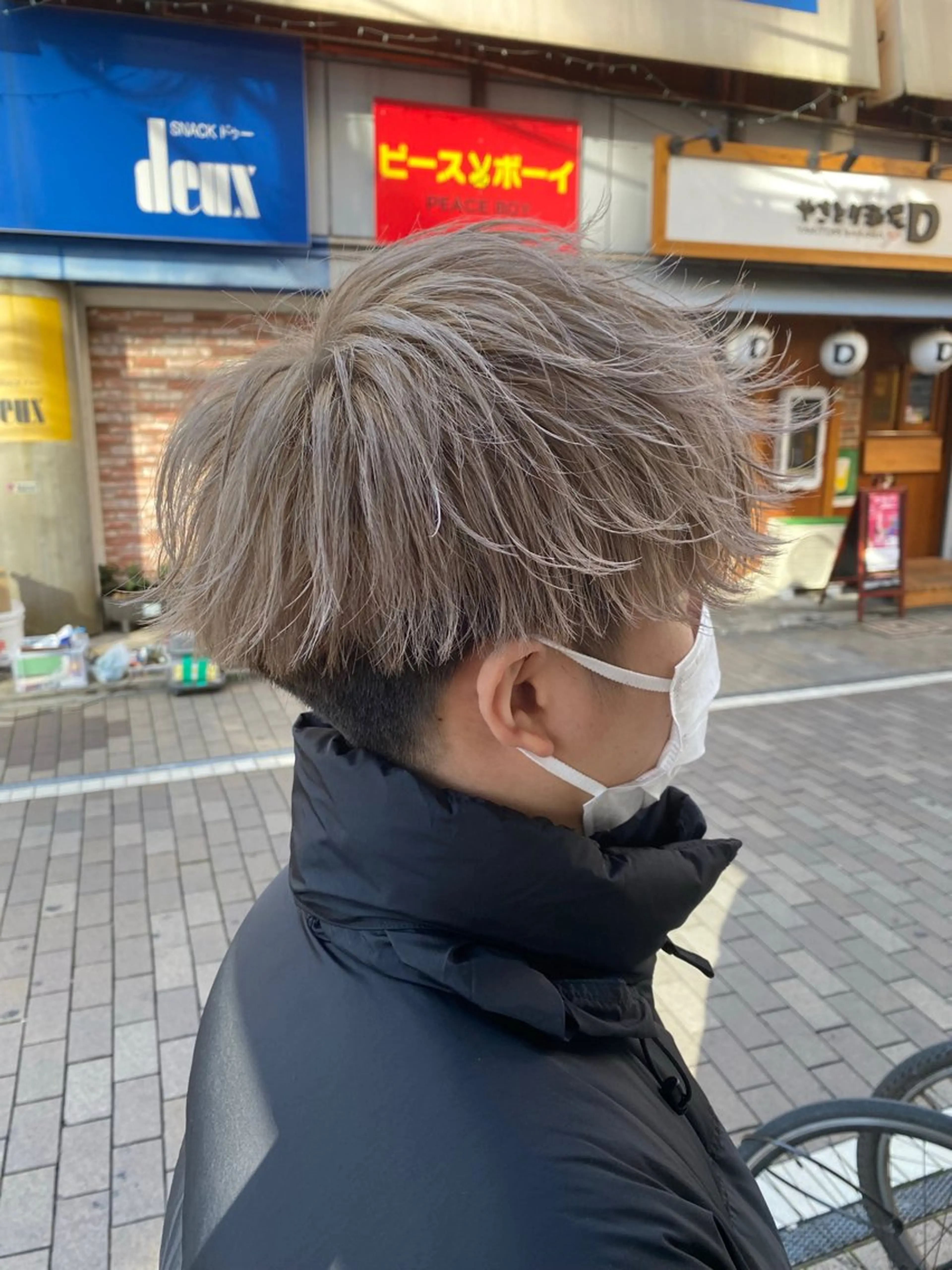 カラー メンズ カット ヘアカラー ミモリ ユウタのヘアスタイル