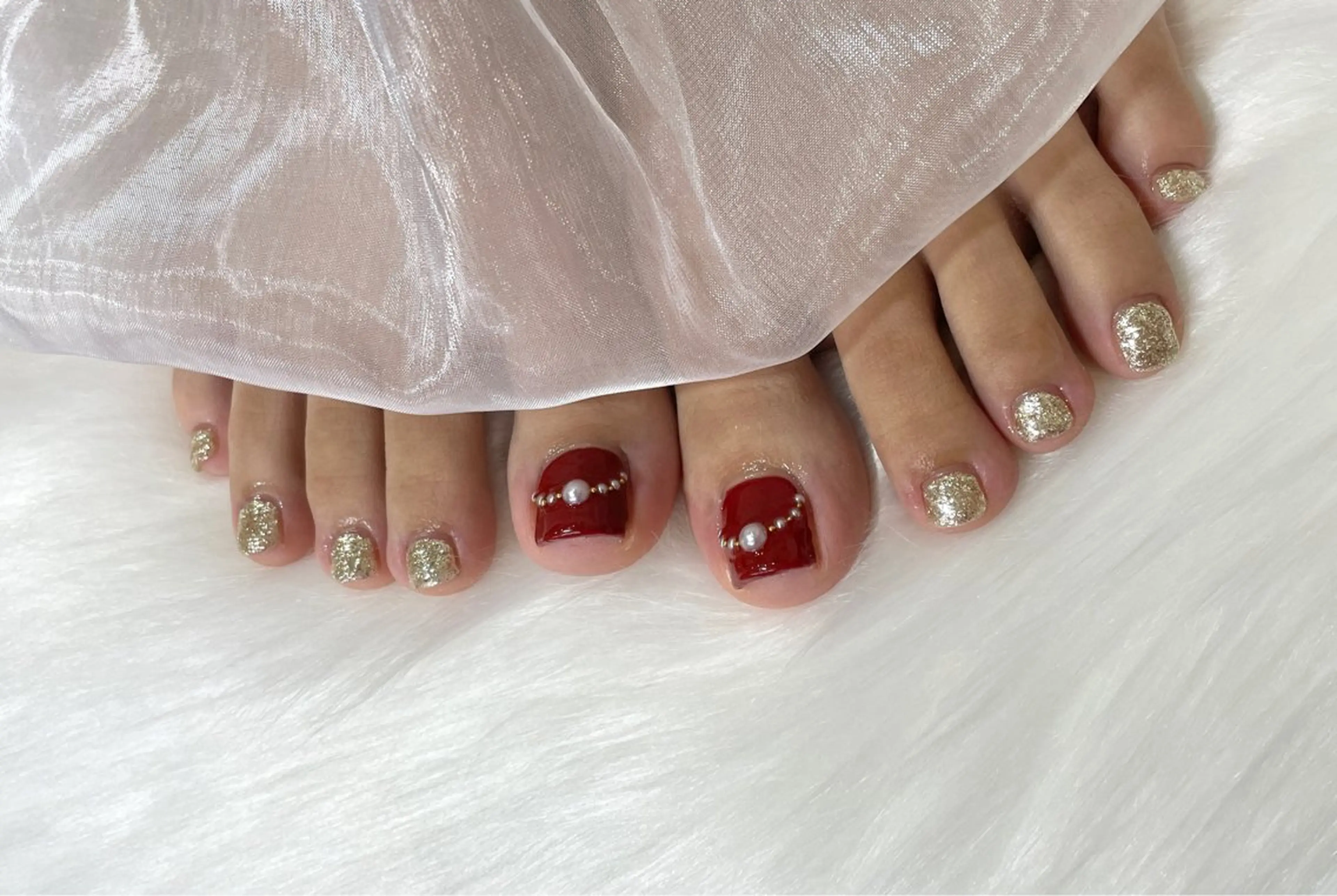 ネイル フットネイル Neige 𓂃 aiのネイルデザイン