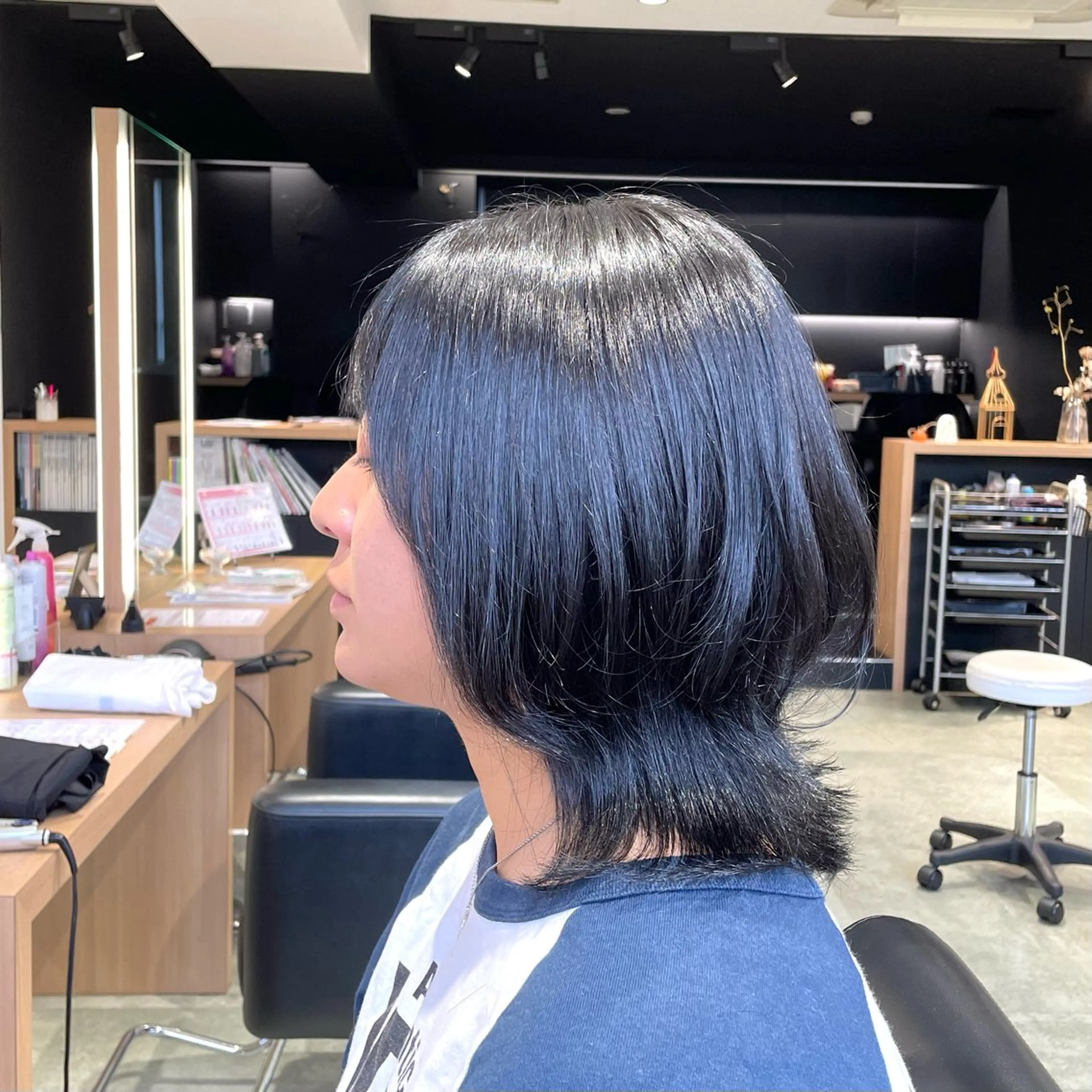 ショート カラー 長町/酸性ストレート /曲がる縮毛矯正のヘアスタイル