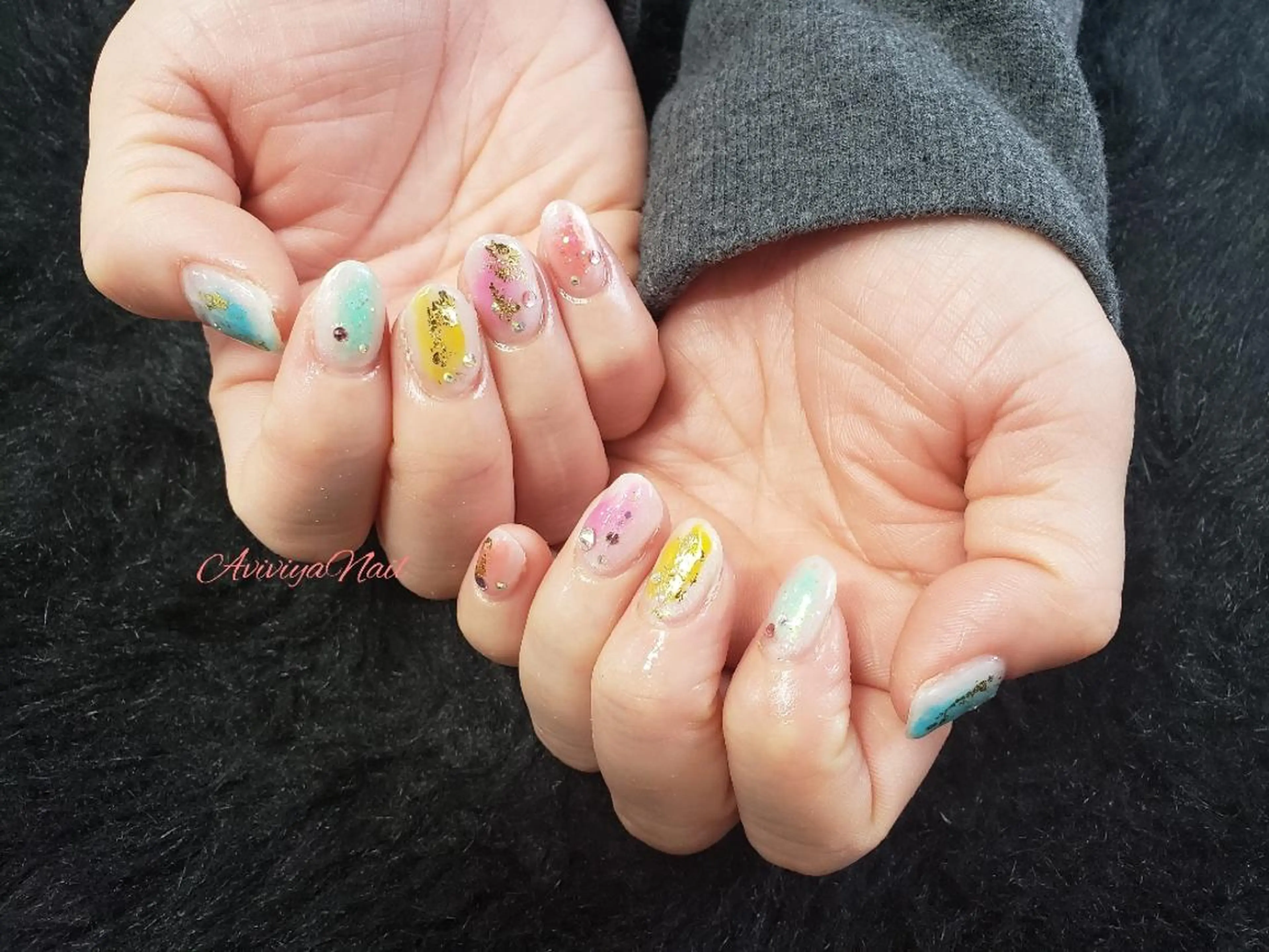 ネイル ニュアンスネイル AviviyaNail所属・kubo ayaのネイルデザイン