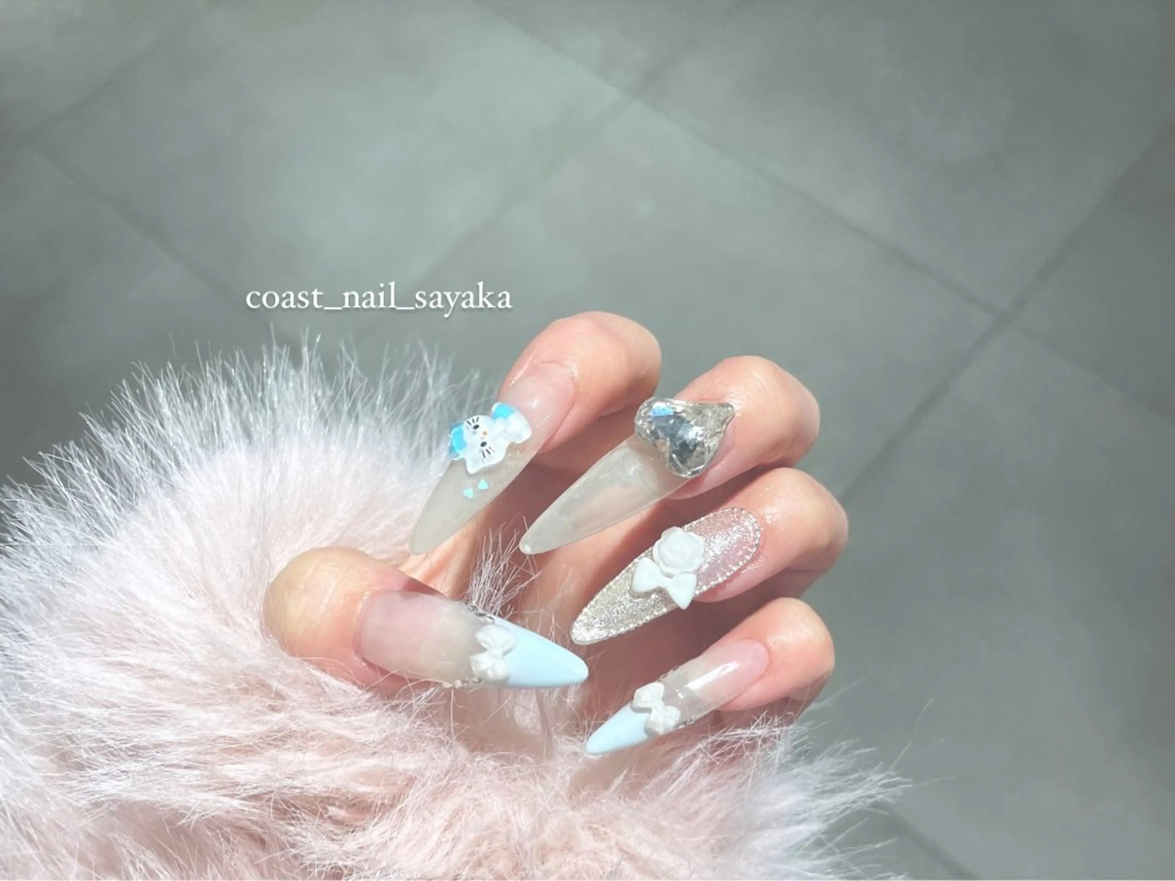 ネイル ハンドネイル HOSHI ⭐️辻堂 /藤沢ガーリーネイルのネイルデザイン