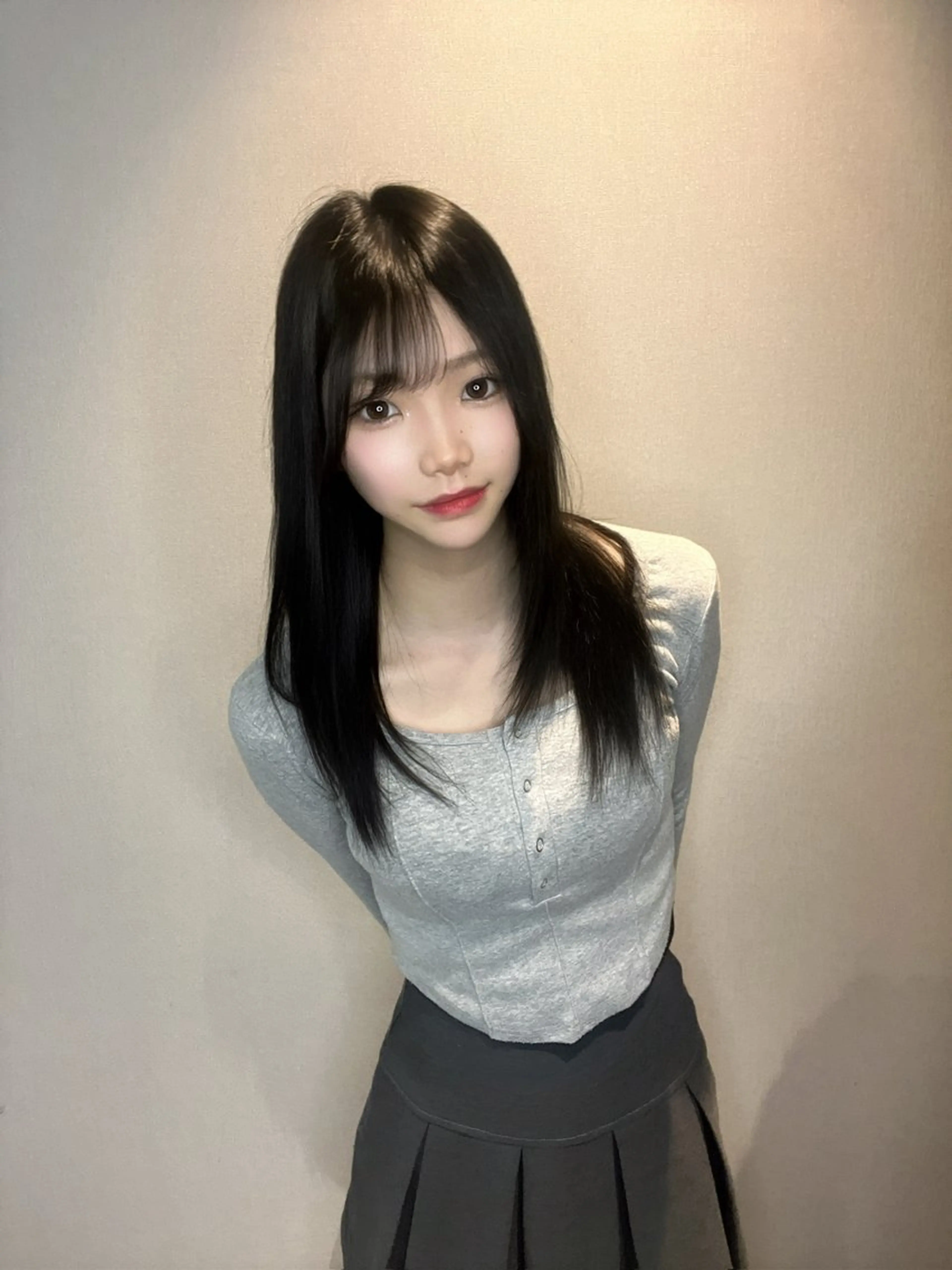 セミロング トリートメント 髪質改善/shuki 韓国/代表取締役のヘアスタイル