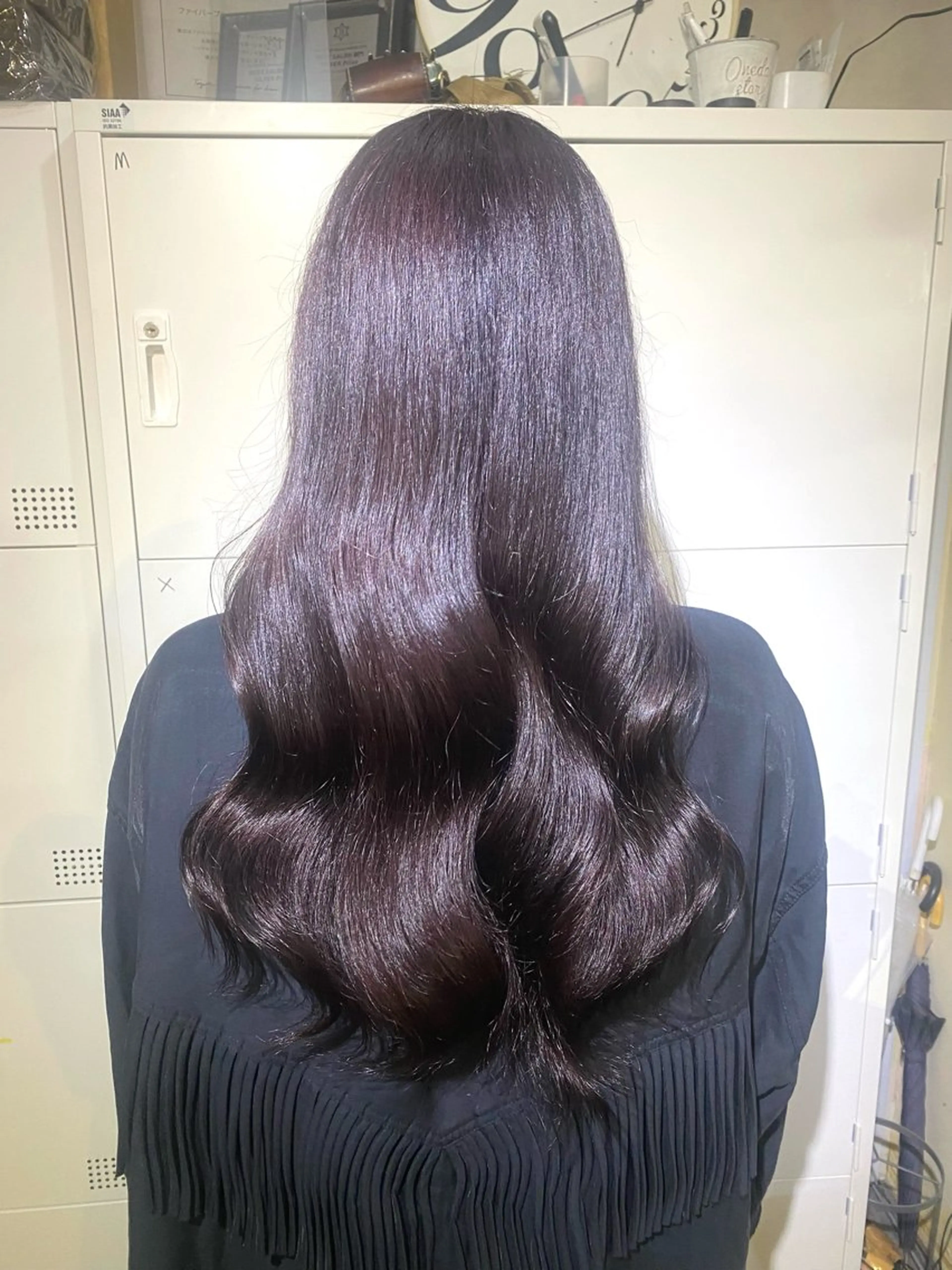 ロング カラー ヘアカラー トリートメント ブリーチカラーと、髪 質改善。HARUKAのヘアスタイル