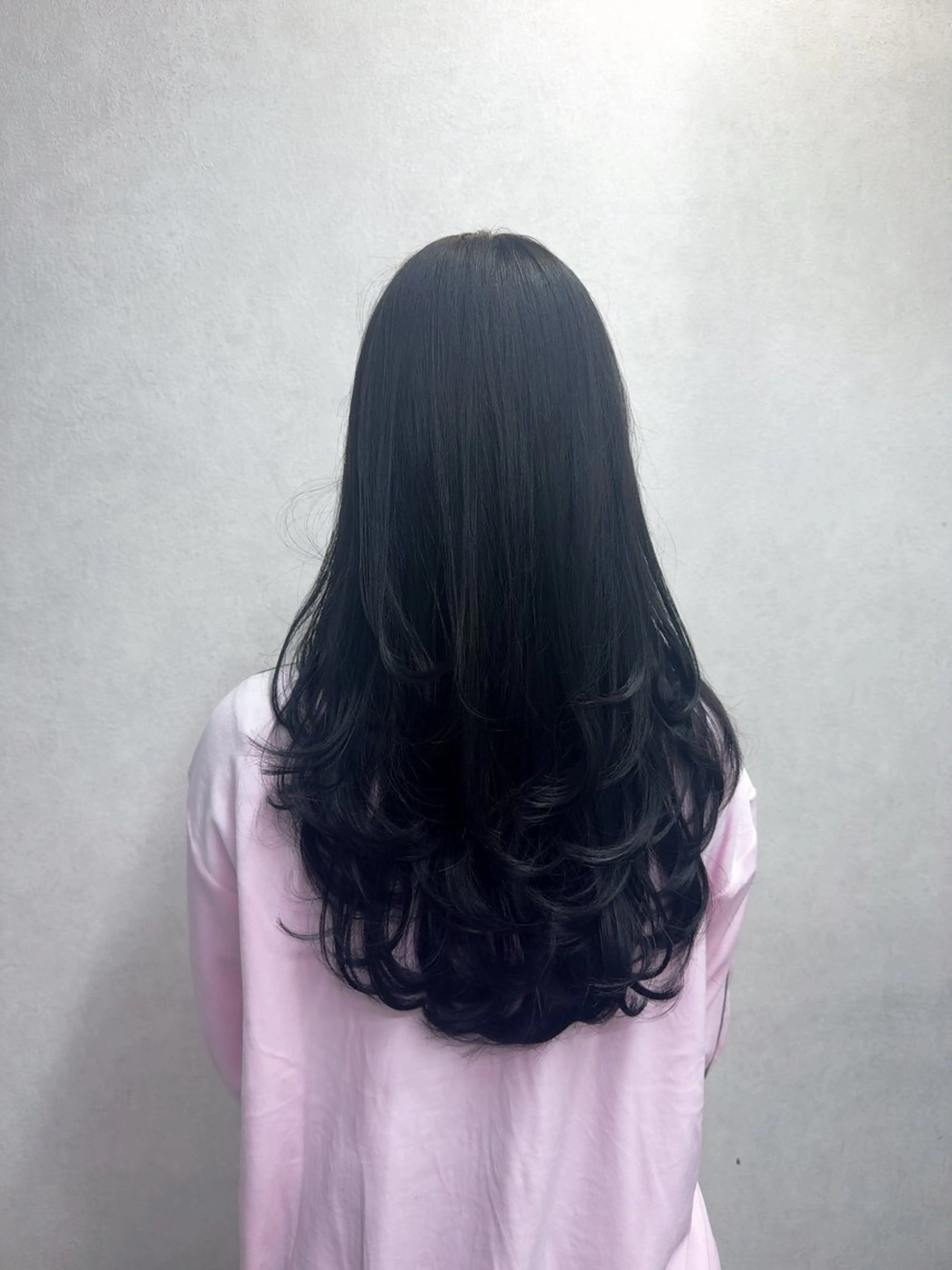 ロング パーマ コテ巻き風パーマ 🦋にこ🦋のヘアスタイル