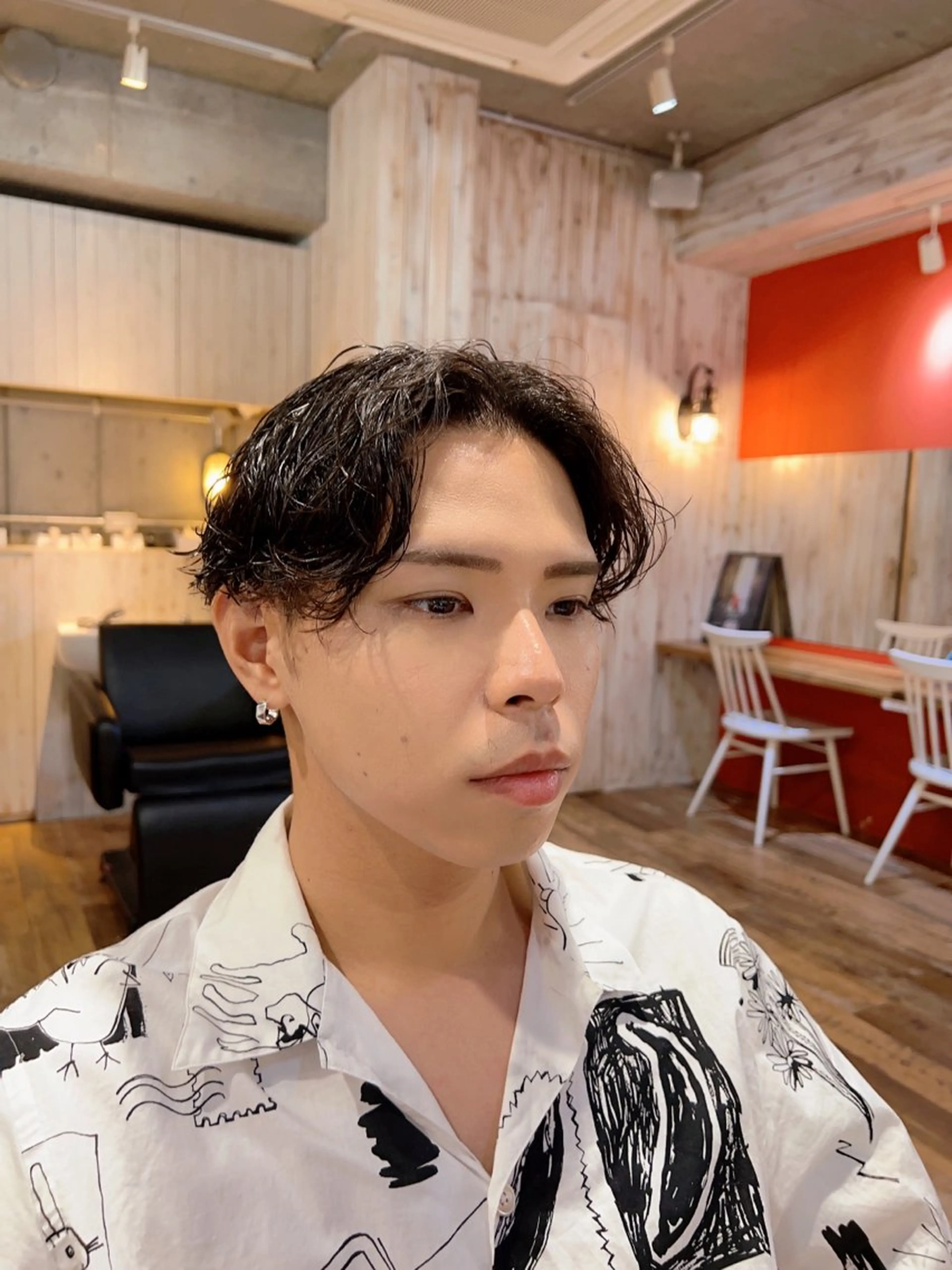 パーマ メンズ 🎨デザイン🥇 美髪・艶髪　日暮千敬のヘアスタイル