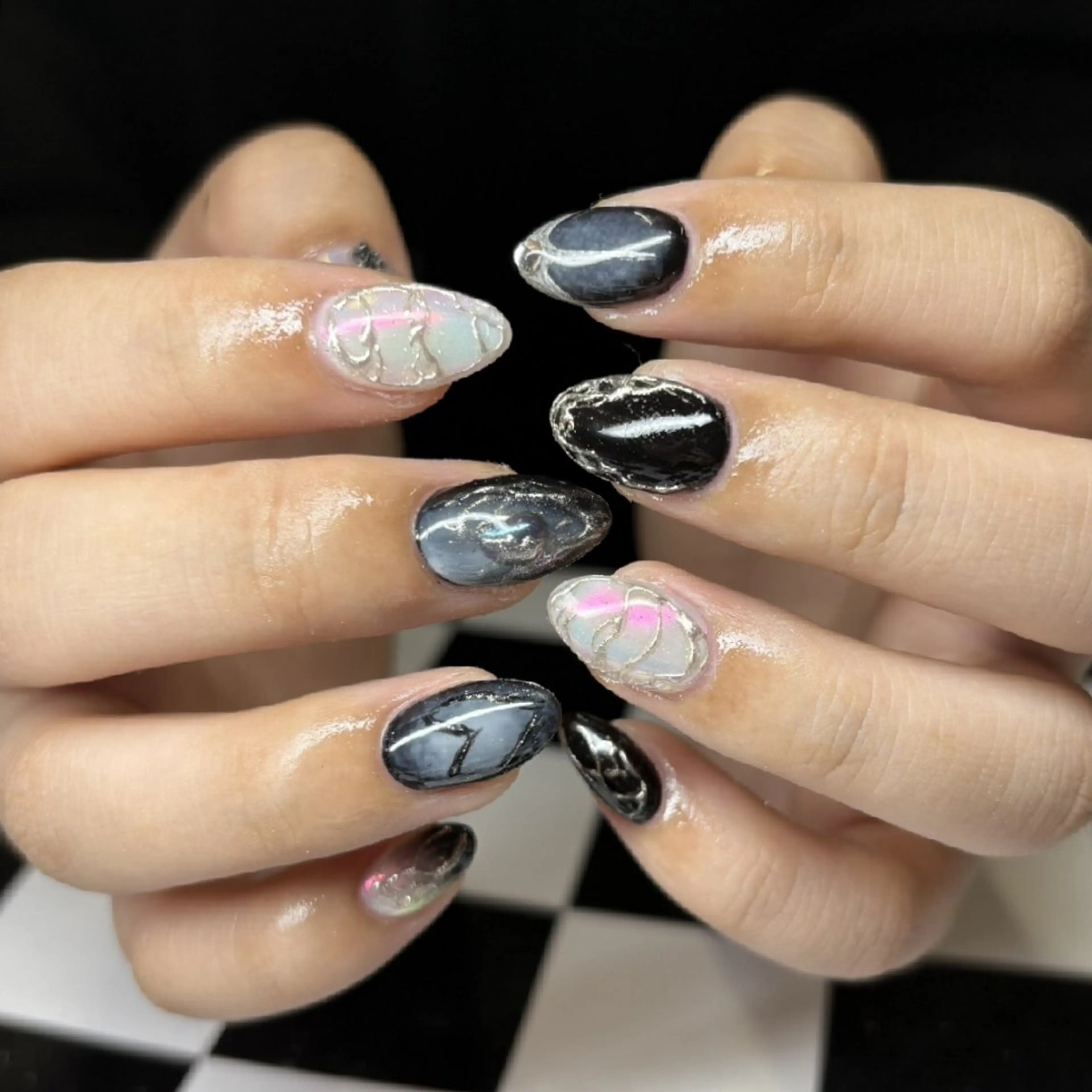 ネイル アートネイル ミラーネイル ハンドネイル Nail Salon Lua　(KK)のネイルデザイン