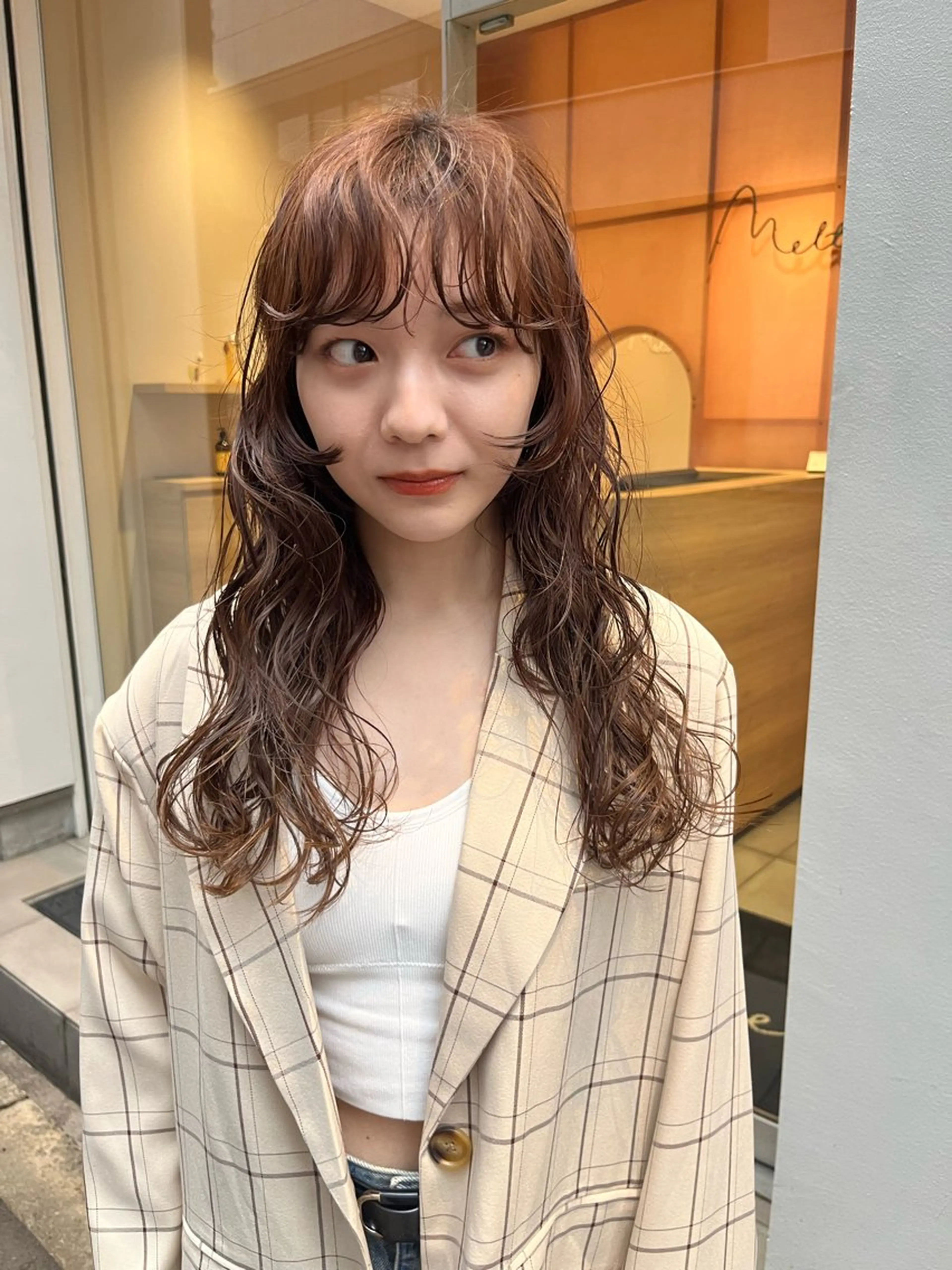 ロング パーマ レイヤーカット デジパモデル募集中 /Soyokaのヘアスタイル