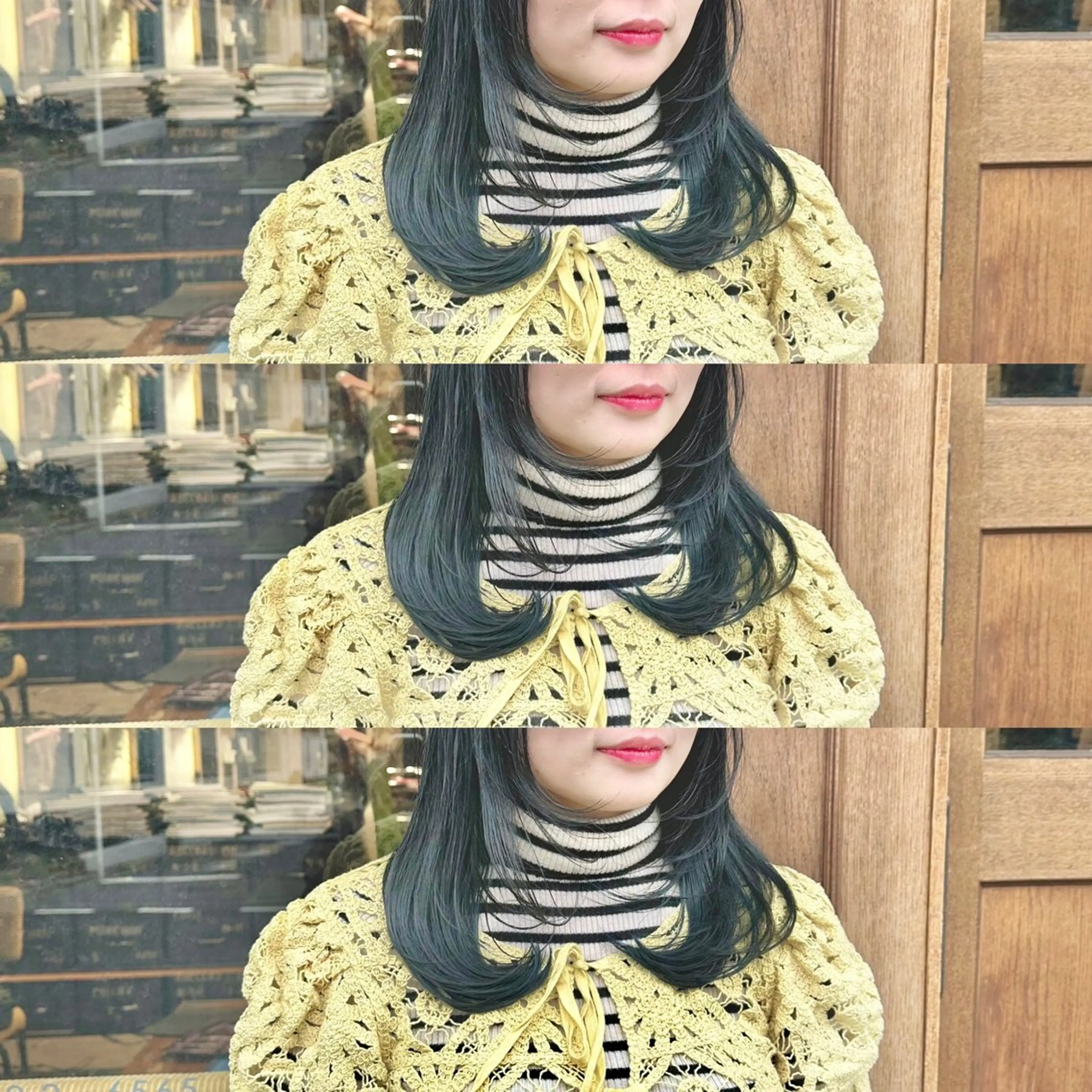 セミロング 顔まわりレイヤー 顔周りカット レイヤーカット カット ヘアカラー トリートメント 🫧一気にあか抜け 🫧mayuのヘアスタイル