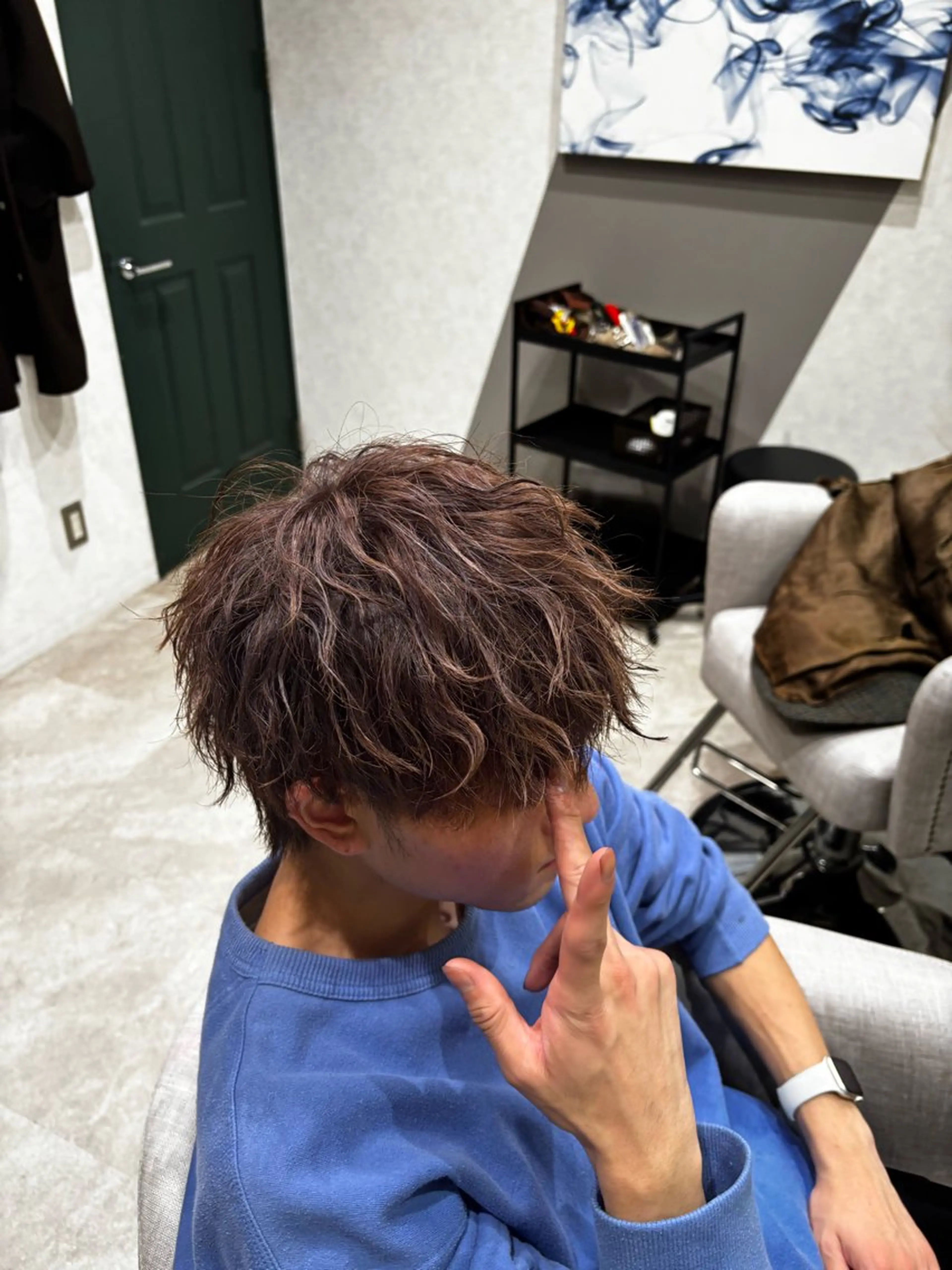 メンズ メンズパーマ 平日モデル価格あり メンズ人気/水橋柊太のヘアスタイル