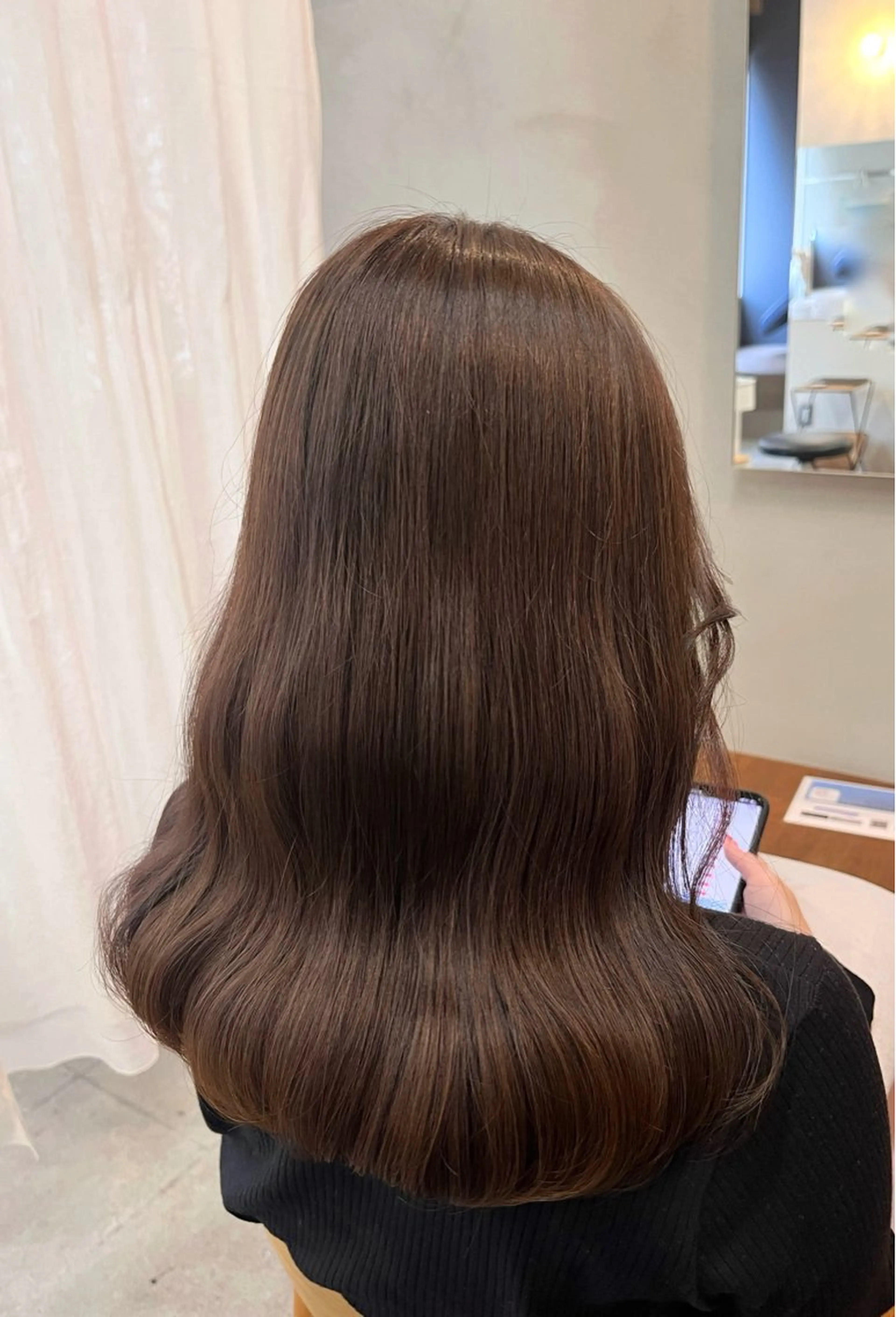 ロング カラー ベージュカラー カット ヘアカラー トリートメント 暖色カラー/ ヘアセット🌛櫻井舞のヘアスタイル