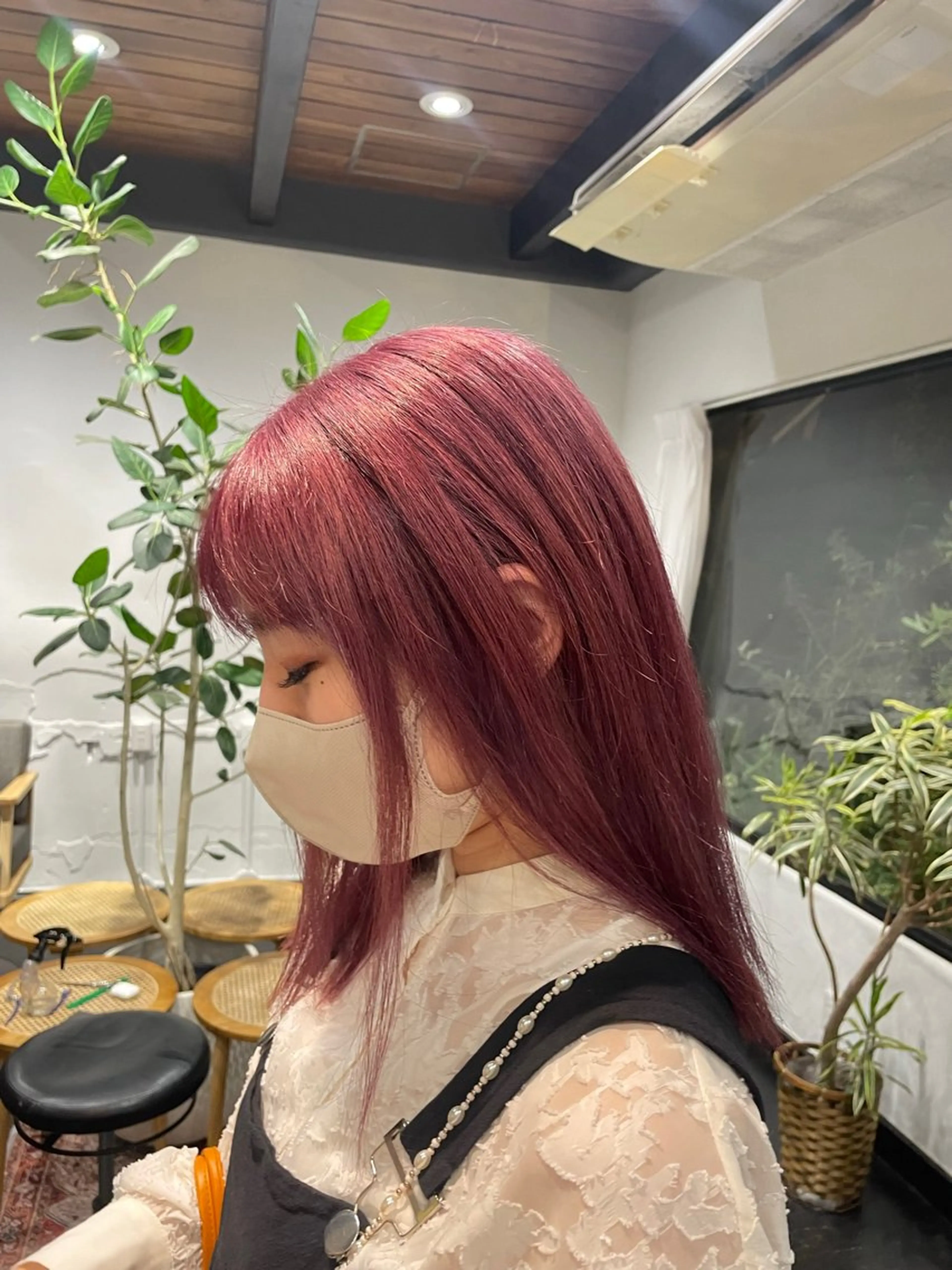 セミロング 稲本麻衣 【韓国ヘア】のヘアスタイル