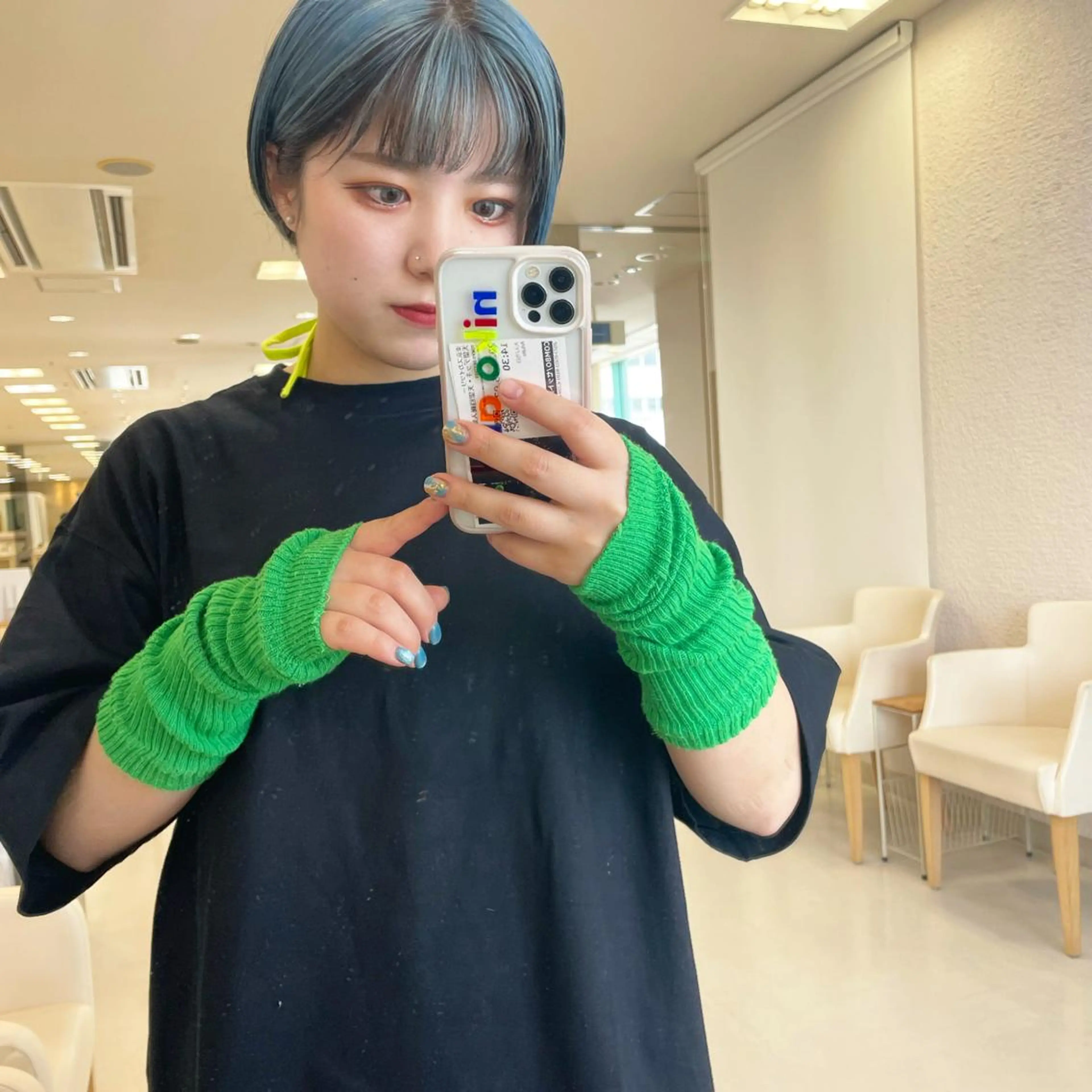 ショート カラー パーマ ヘアアレンジ 🍒KIKUCHI KANAE🍒のヘアスタイル