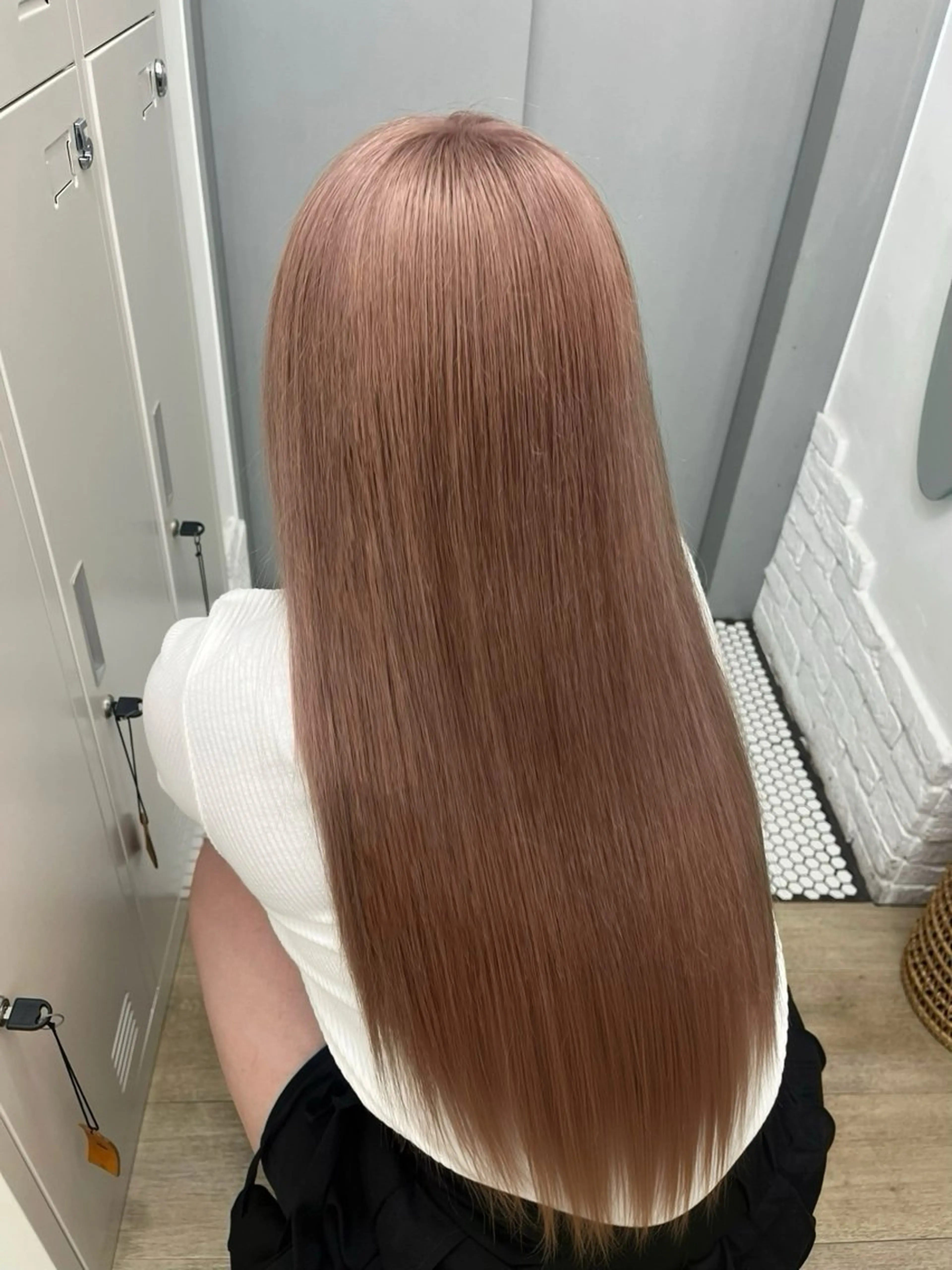 ロング カラー ヘアカラー 柏木 理那のヘアスタイル