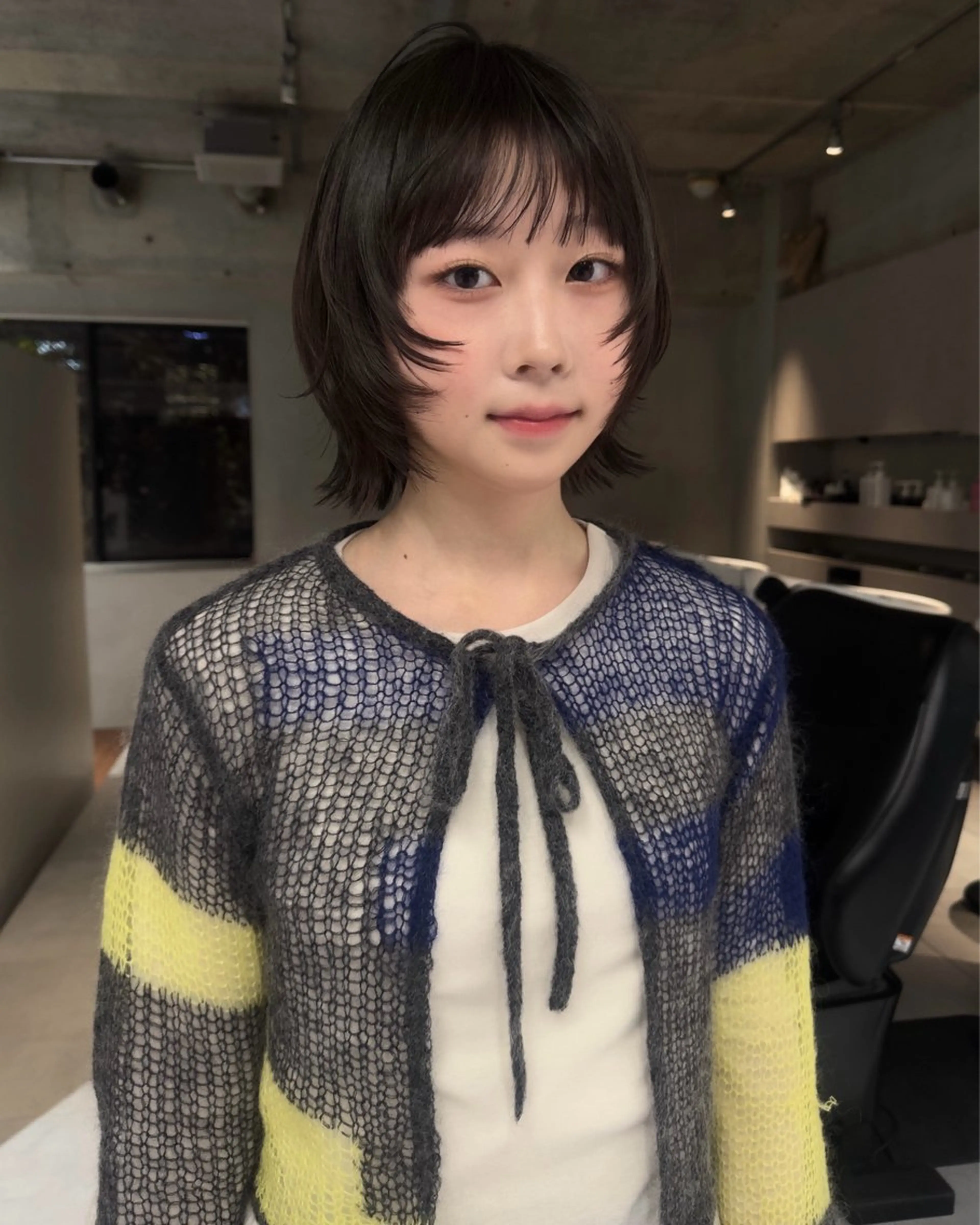 ショート カット ヘアカラー ボブ/似合わせ レイヤーcocomoのヘアスタイル