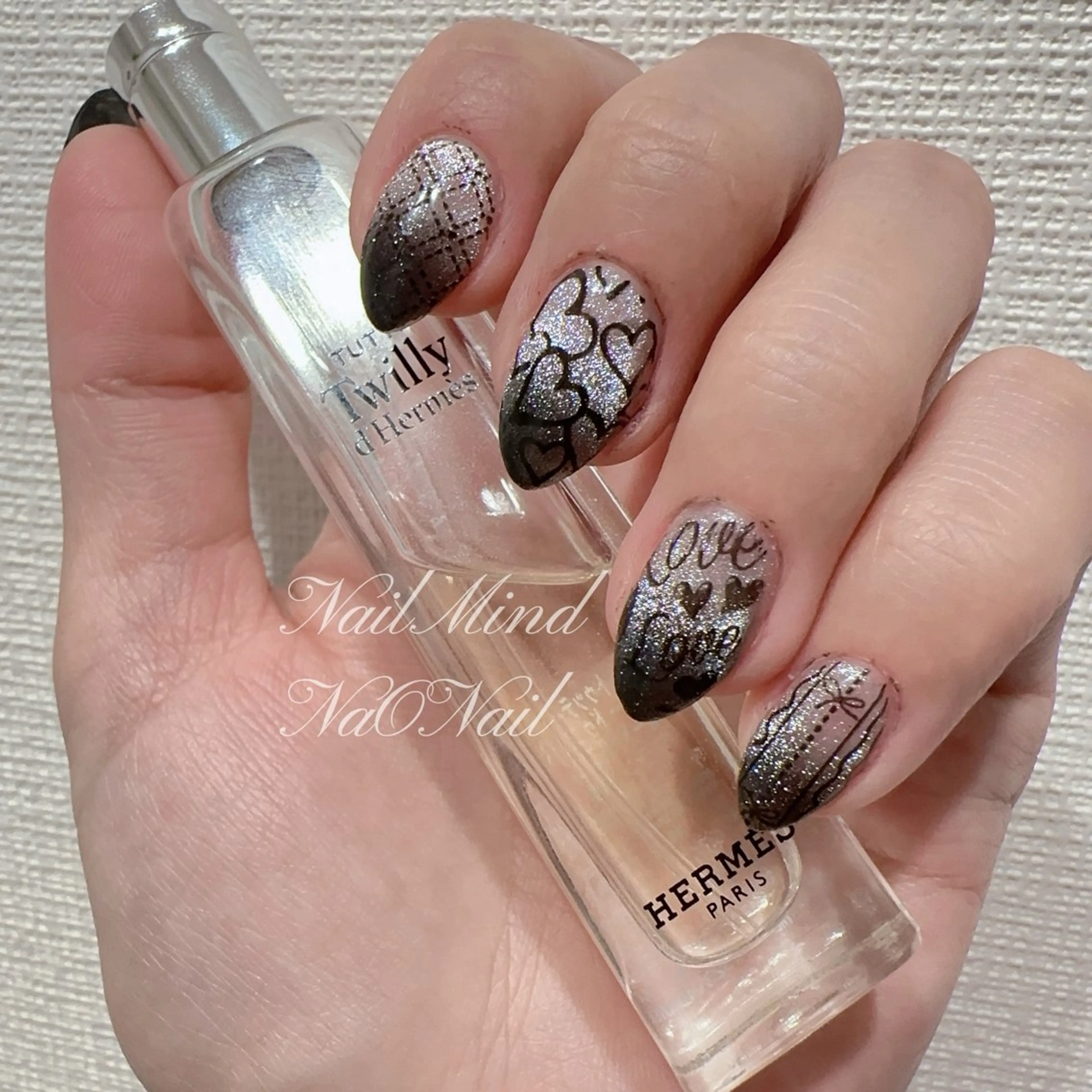 ネイル アートネイル グラデーション マグネットネイル Nail Mind (NaONail）のネイルデザイン