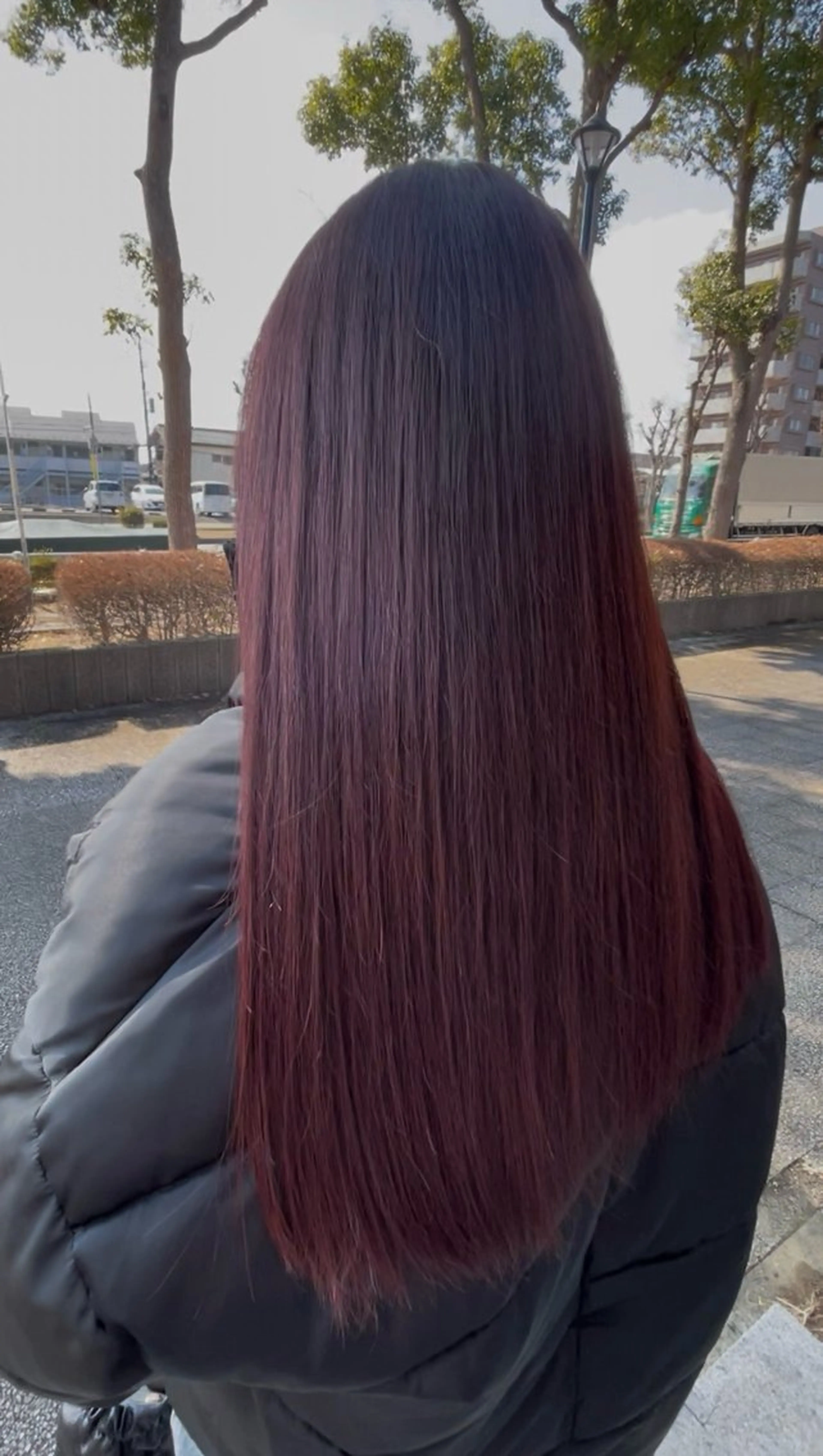 ロング カット ヘアカラー トリートメント 寺田 さゆみのヘアスタイル