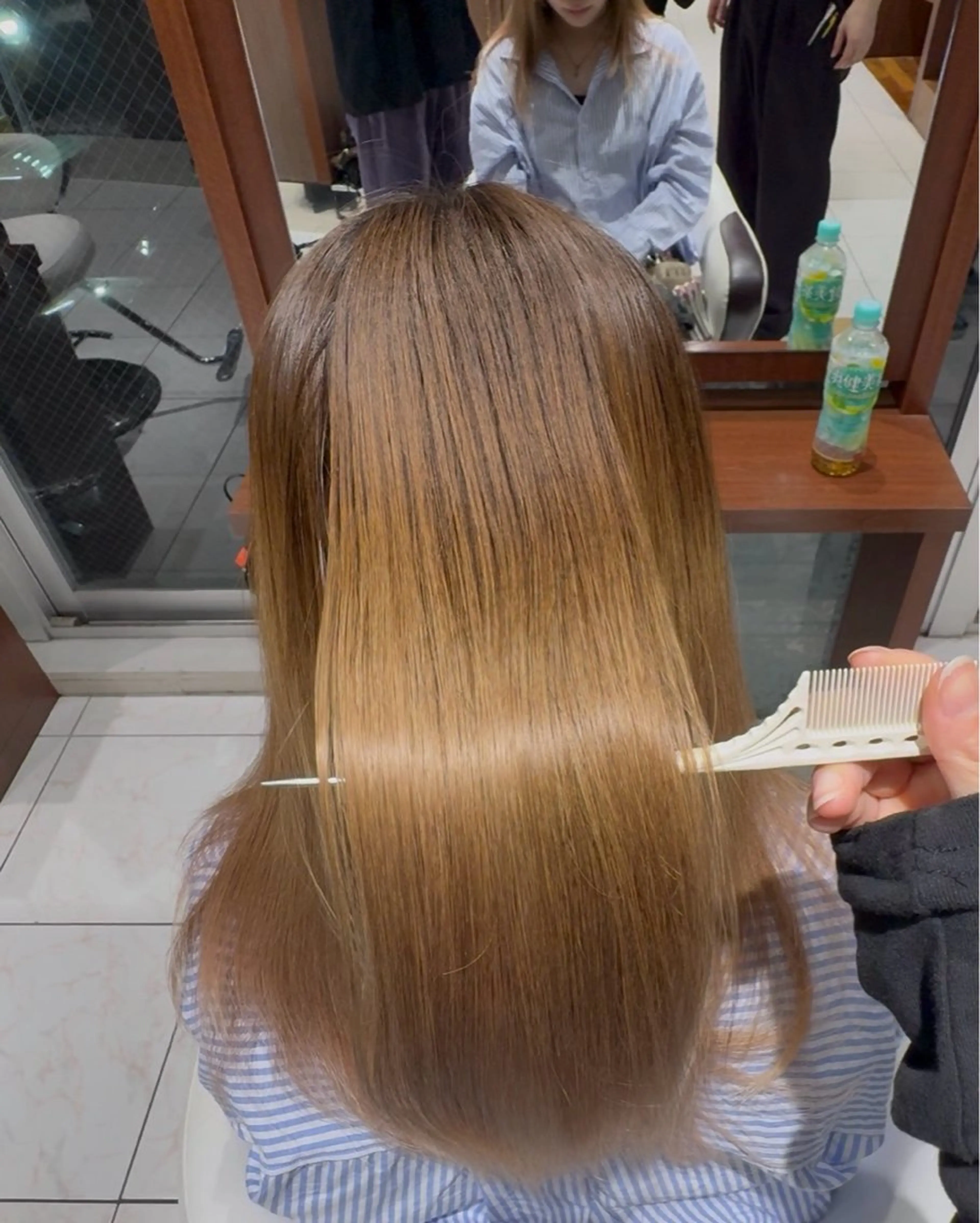 ロング カラー 透明感カラー 紅林 希予良のヘアスタイル