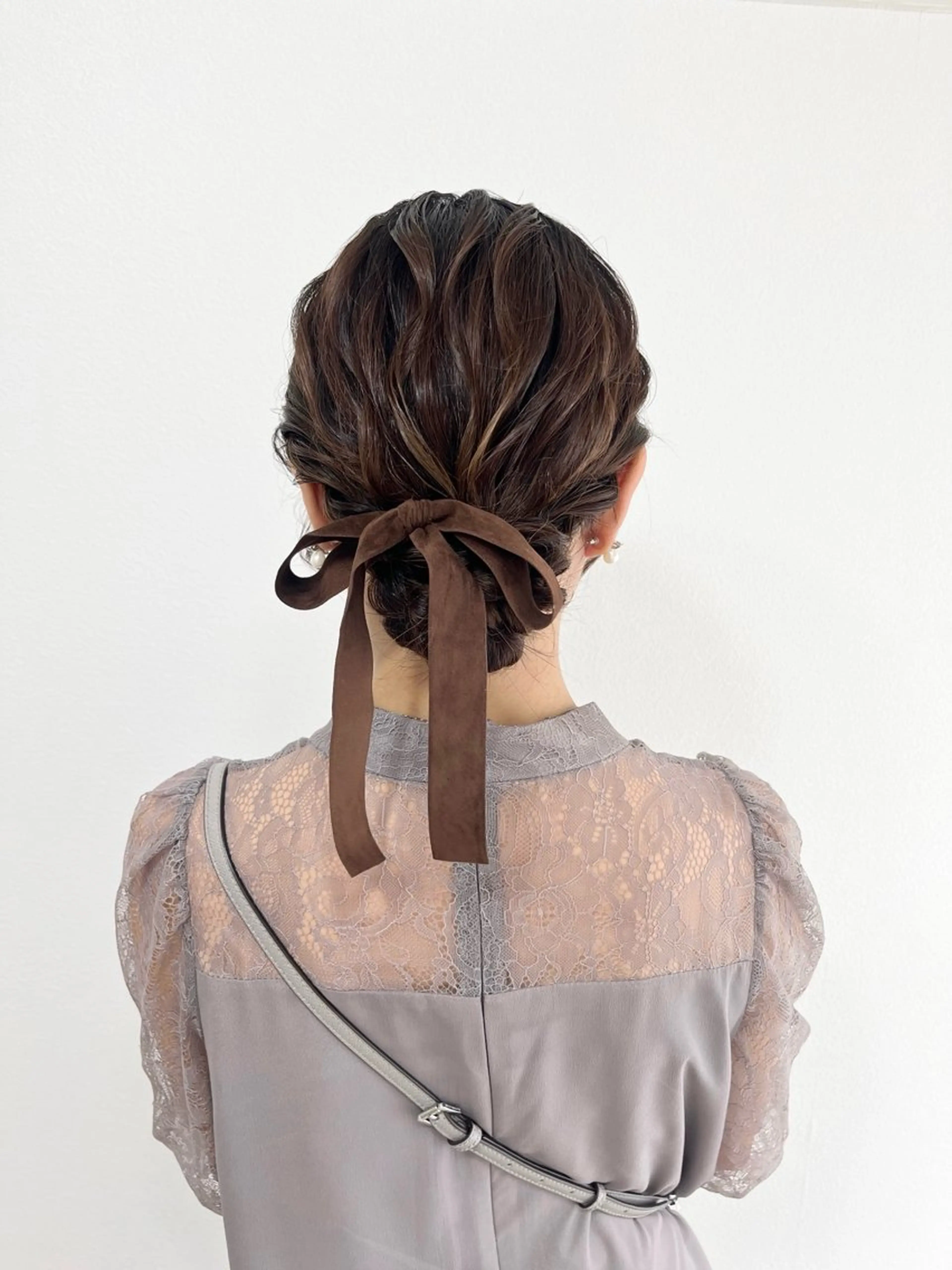 セミロング ヘアアレンジ ヘアセット ヘアセットサロン /上坪愛美のヘアスタイル