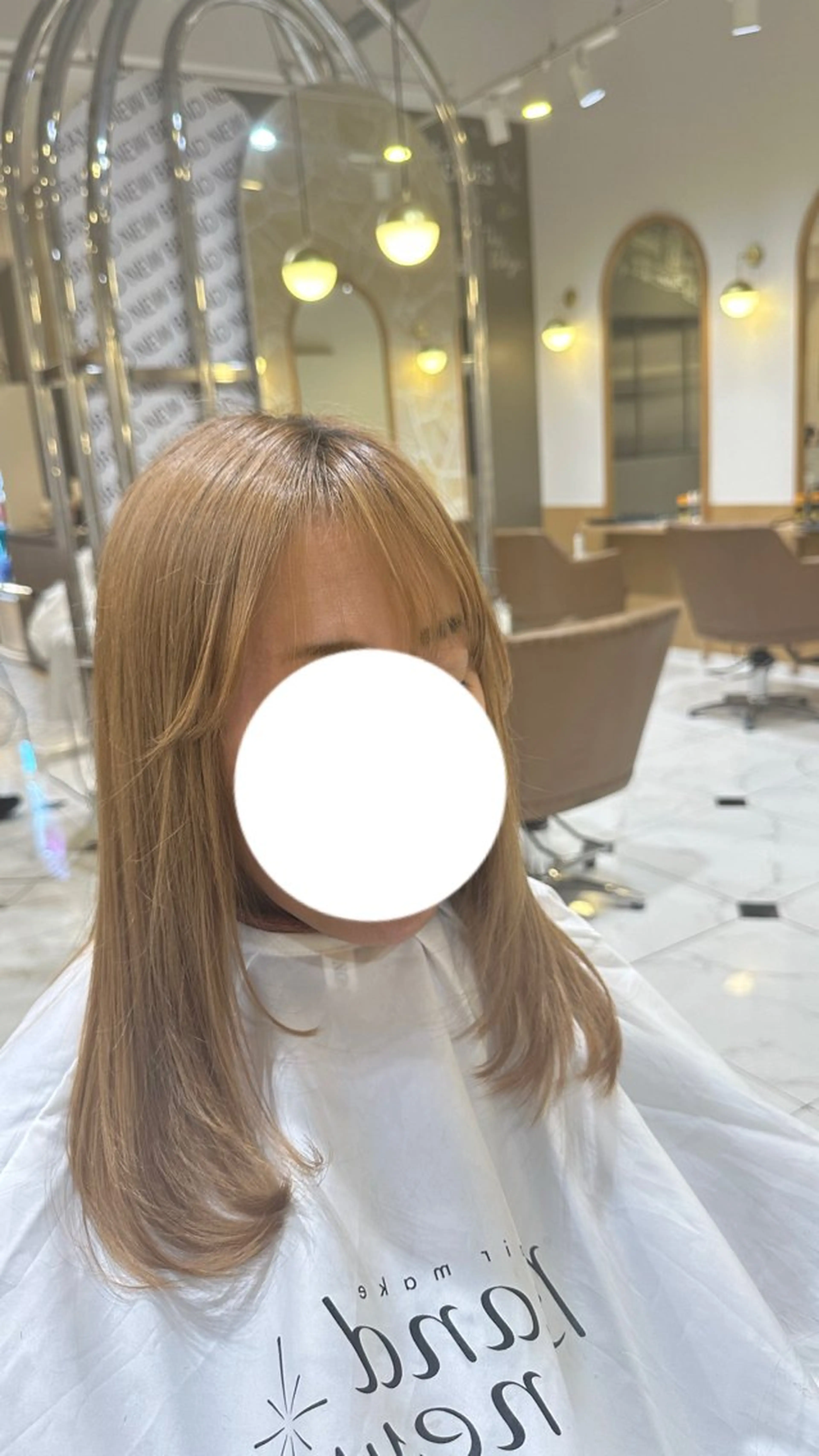 ミディアム レイヤーカット 山本 心愛のマツエク・マツパデザイン